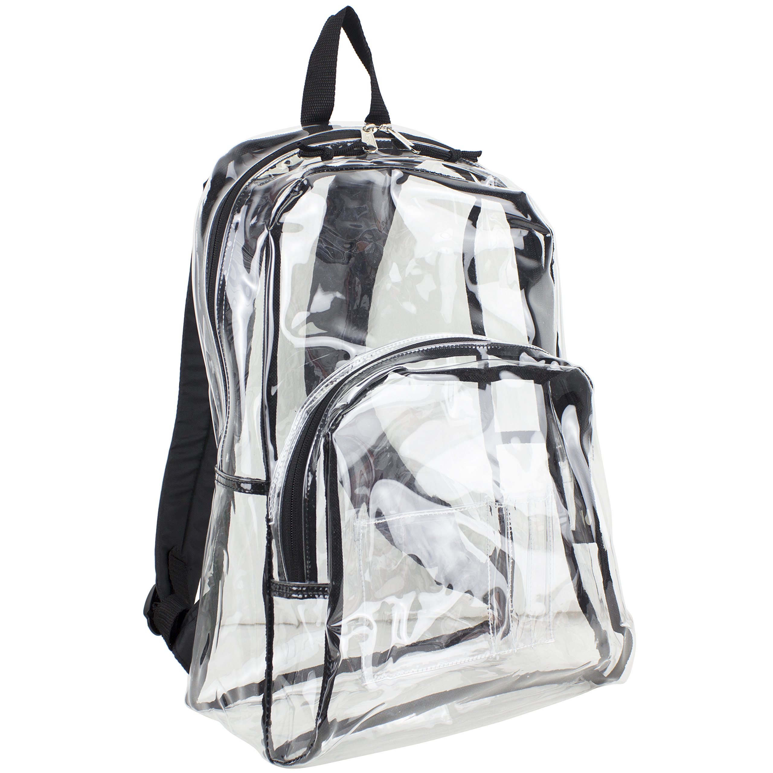 Clear Dome Backpack with Adjustable Printed Padded Straps