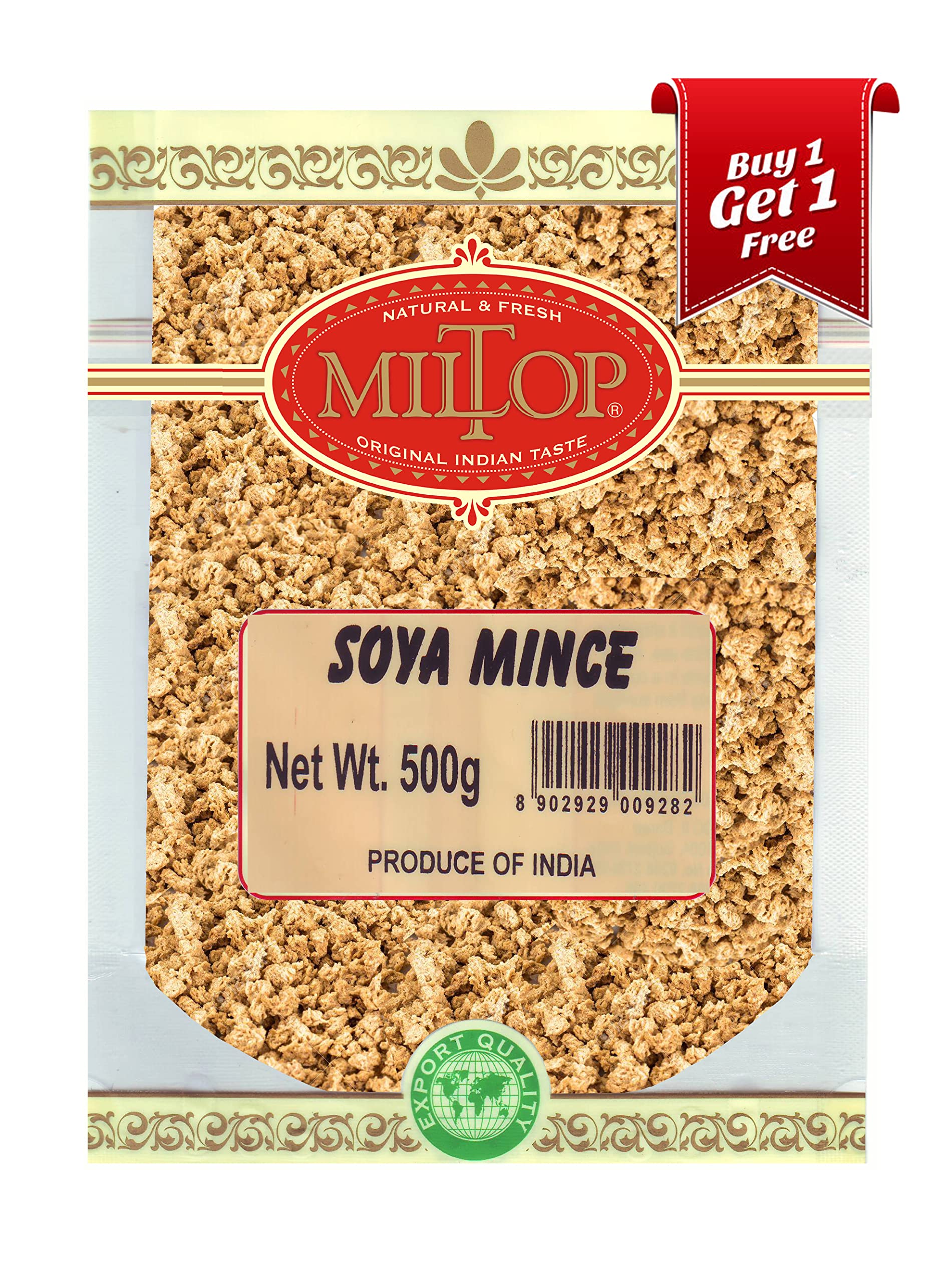 Miltop Soya Mince-Granules, 500g (Buy 1 Get 1)