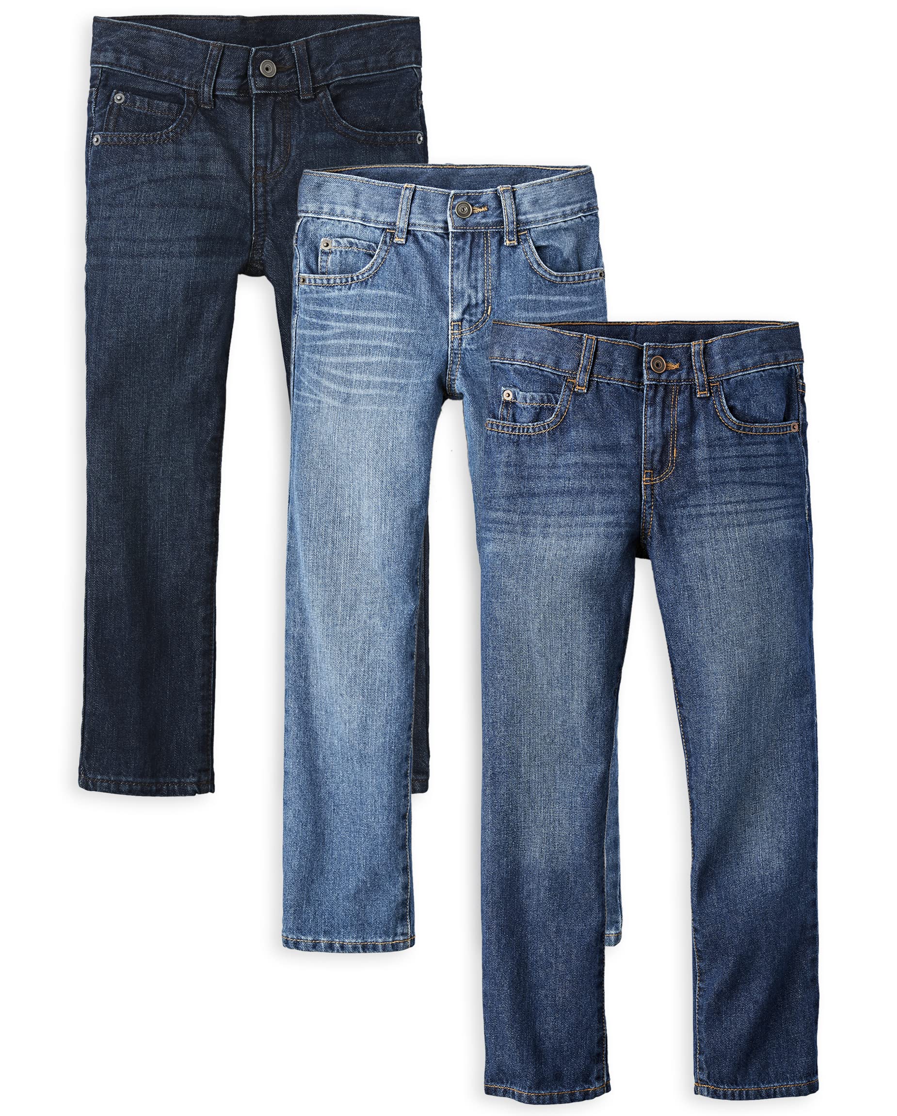 The Children's Place Boys' Multipack Basic Straight Leg Jeans