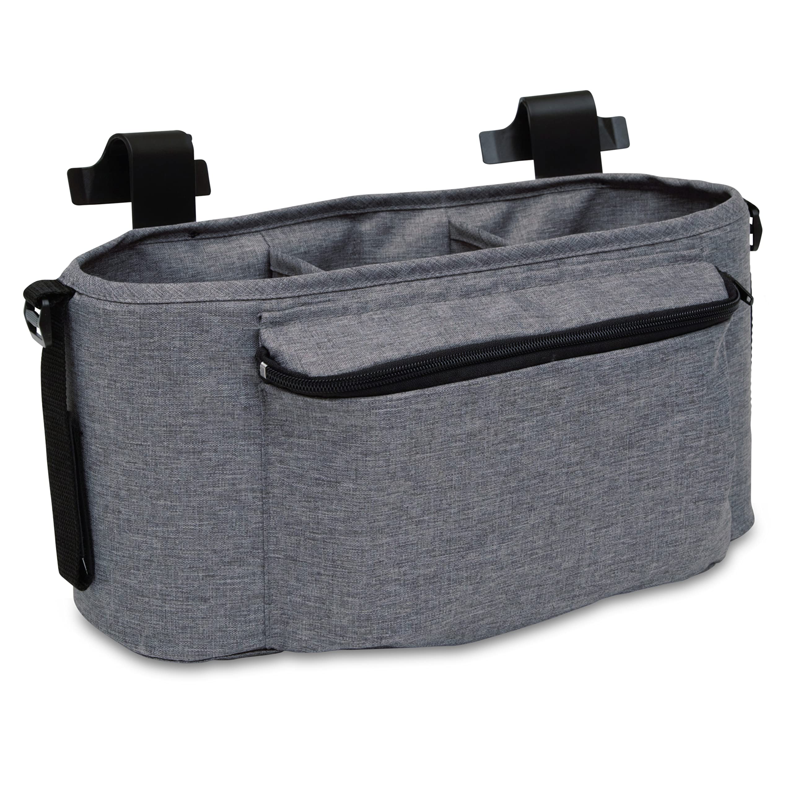 Jeep Parent Organizer for Wrangler Stroller Wagon by Delta Children (Works with Jeep Wrangler Stroller Wagon #60001), Grey