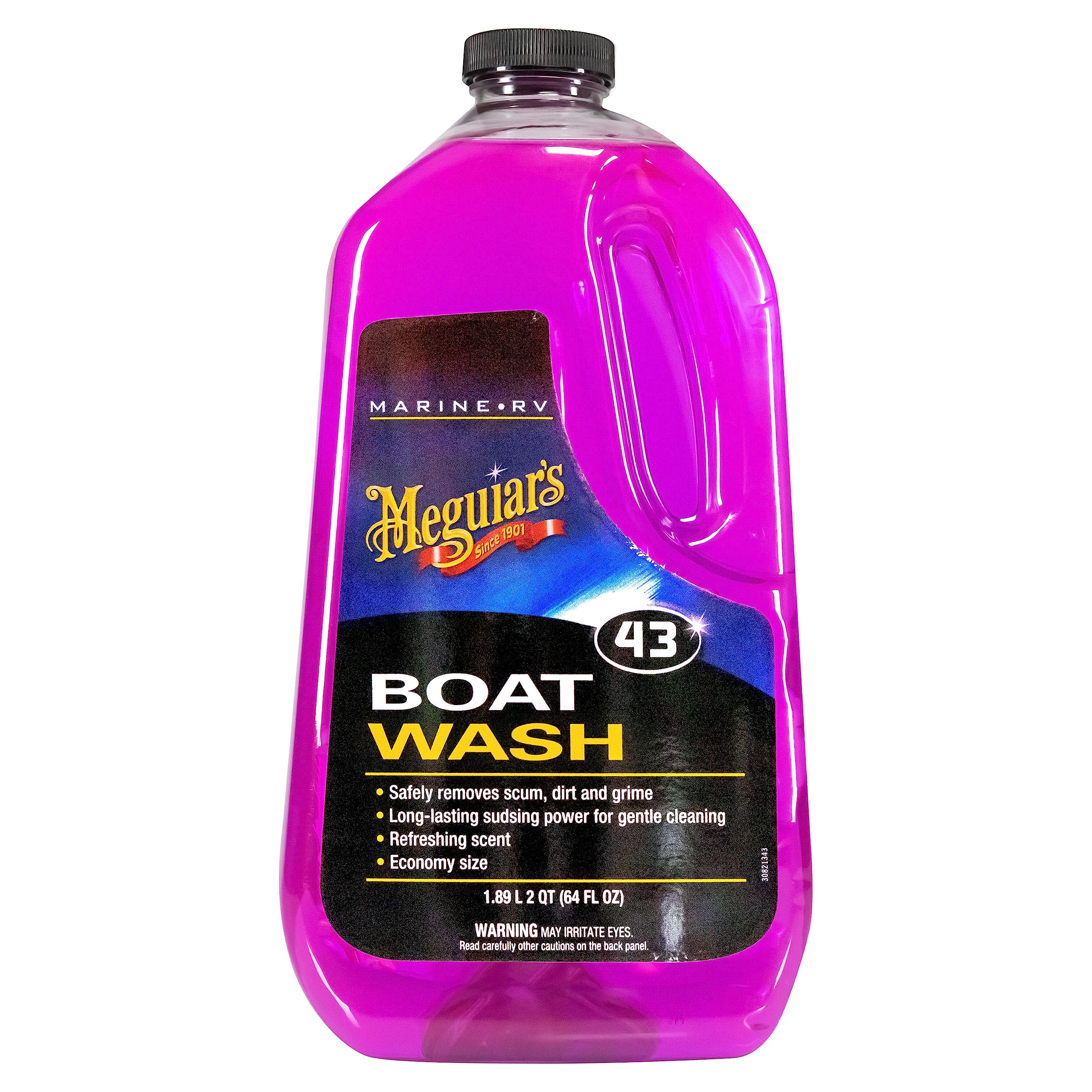 Meguiar's M4364 Marine/RV Boat Wash, 64 Fluid Ounces