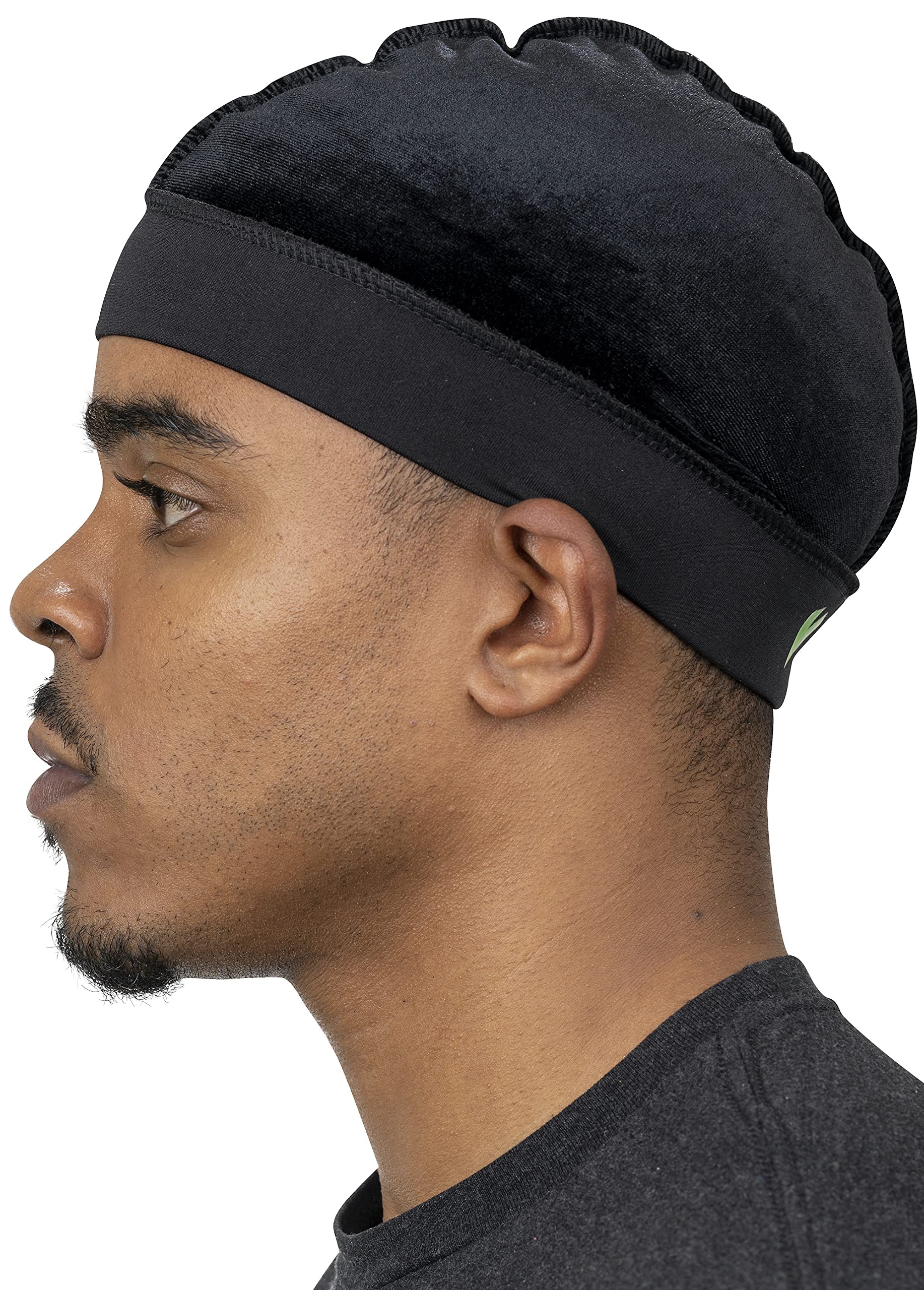 Veeta Superior Wave Cap - Soft Velvet Fabric | Maximum Compression Wave Cap | Soft Elastic Headband | Silky Polyester Liner