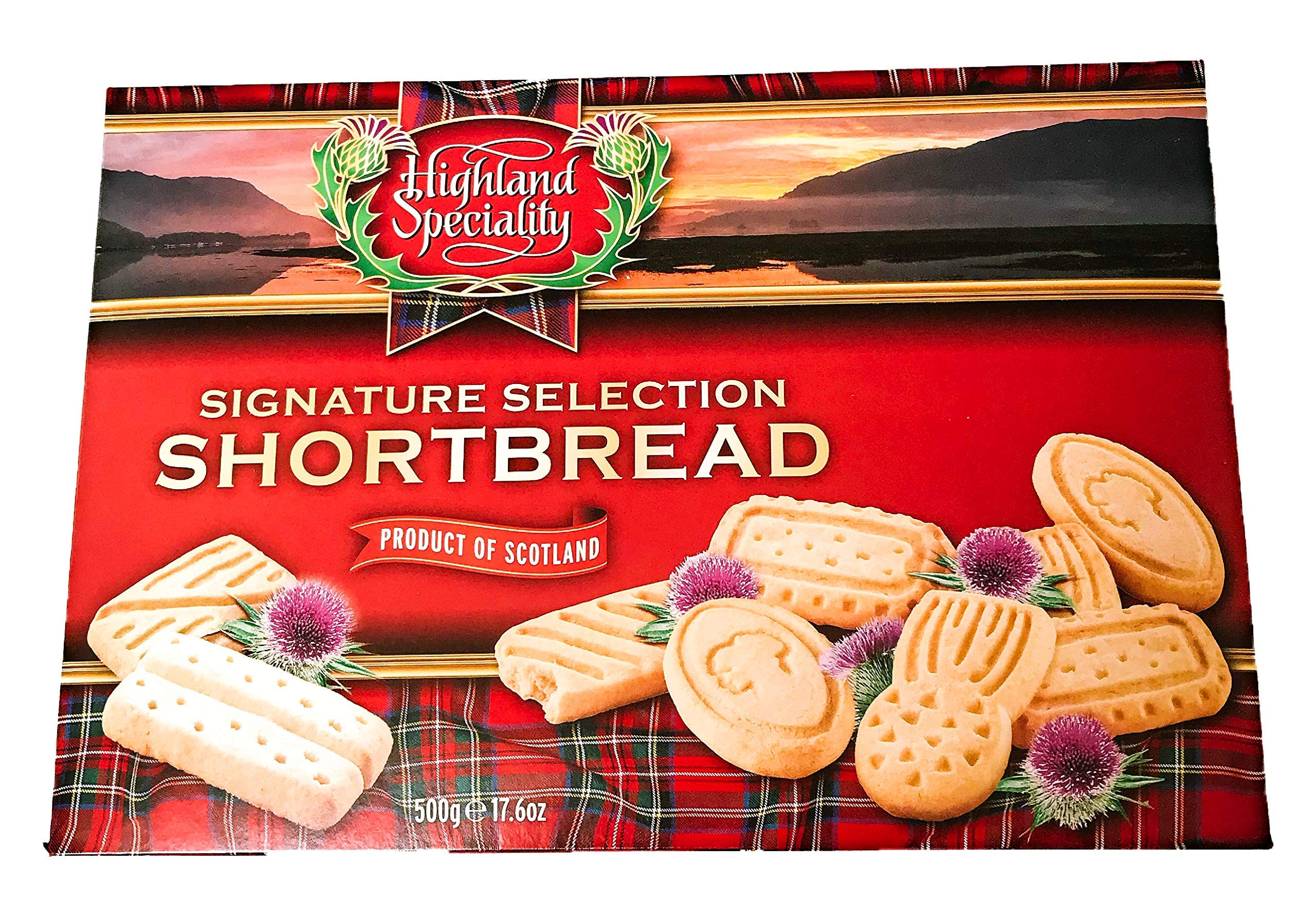 Highland Speciality Signature Shortbread Selection | 500g | Product of Scotland |