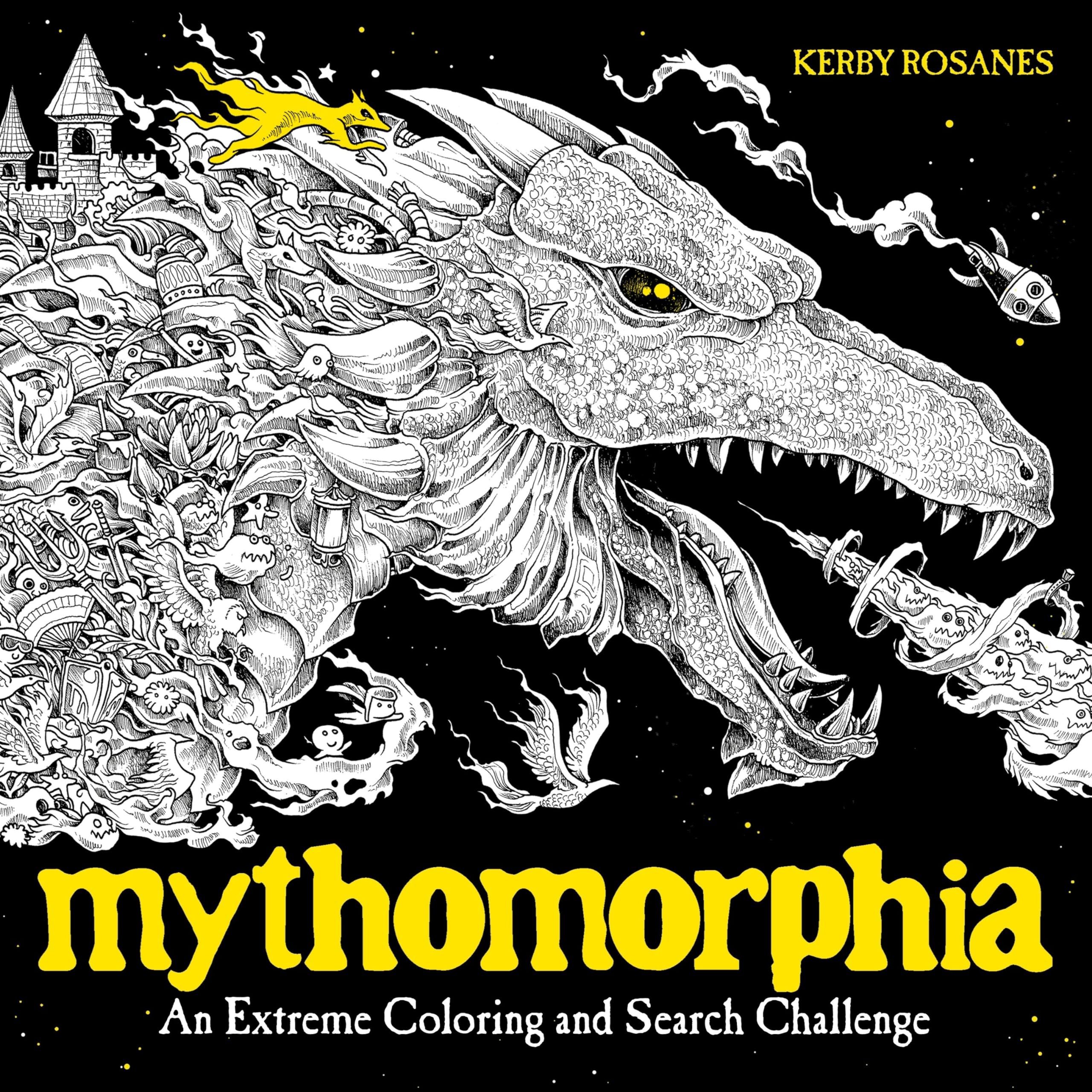 Mythomorphia: An Extreme Coloring and Search Challenge Paperback – Coloring Book, 11 April 2017