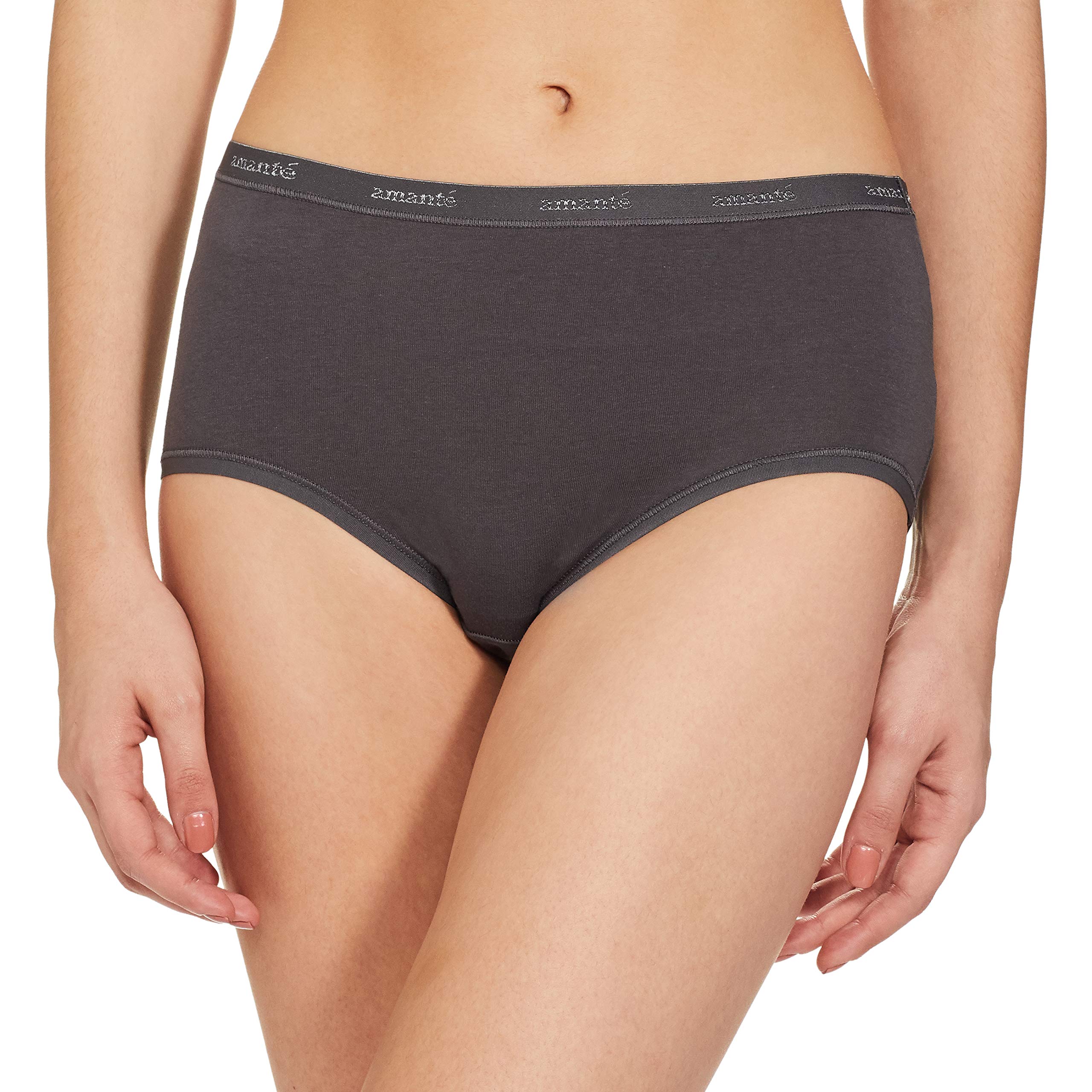 AmanteCotton Full Coverage Full Brief Panty Pack (Pack of 2) D1 Sl C11 Small