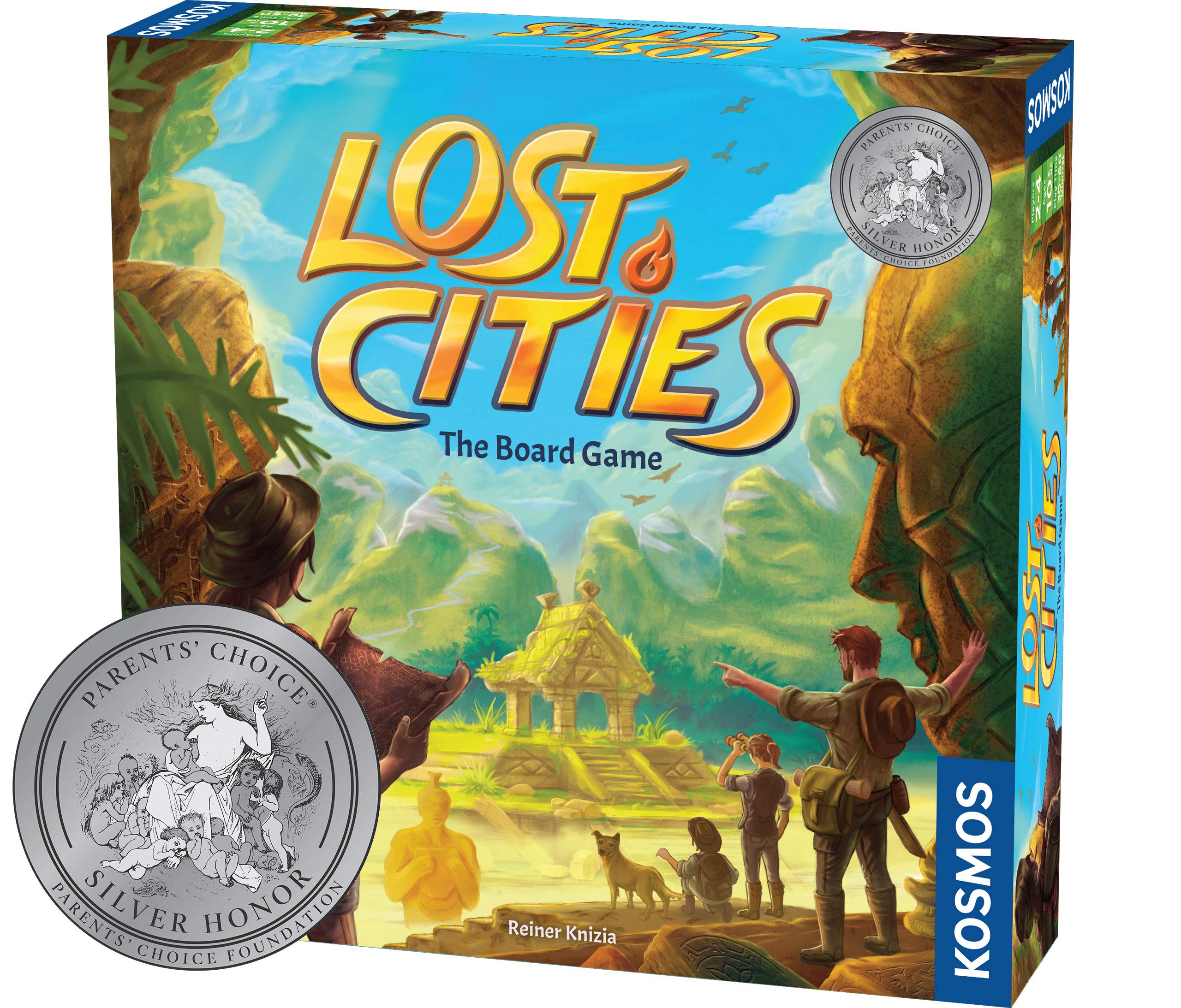 Thames & Kosmos | 696175 | Lost Cities: The Board Game | Strategic Family Board Game | 2-4 Players | Ages 10+