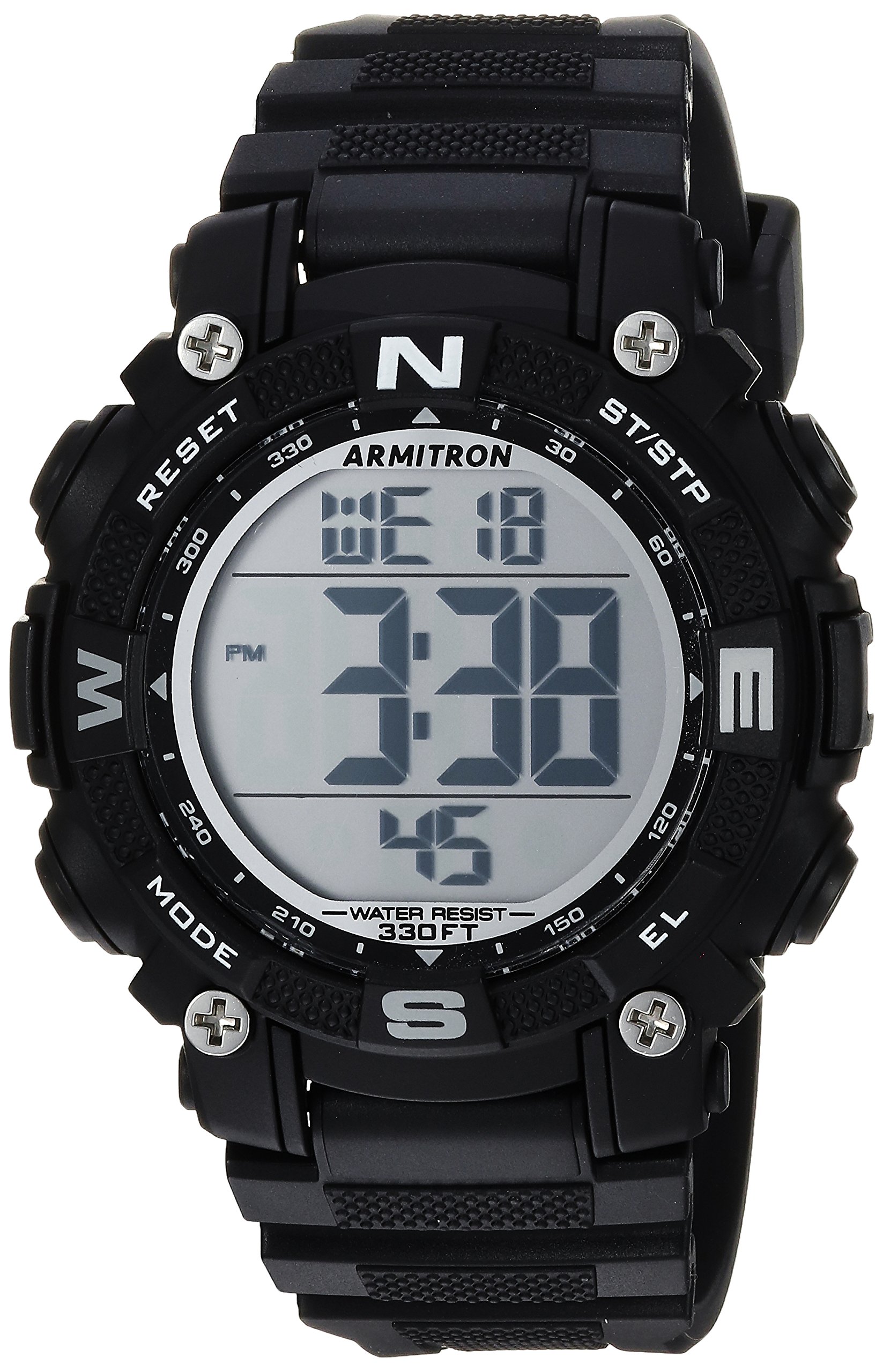 ArmitronSport Unisex Digital Chronograph Resin Strap Watch, 45/7099