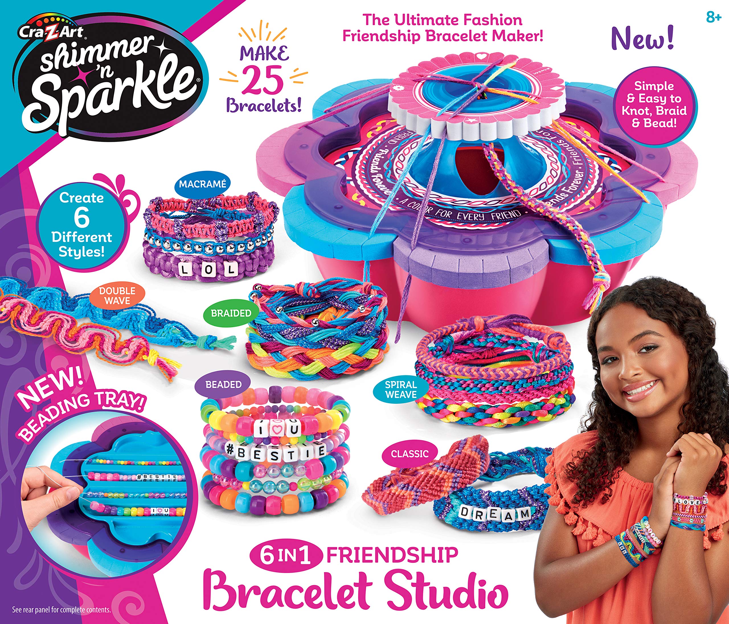 Cra-Z-Art Shimmer & Sparkle Ultimate Friendship Bracelet Maker Small