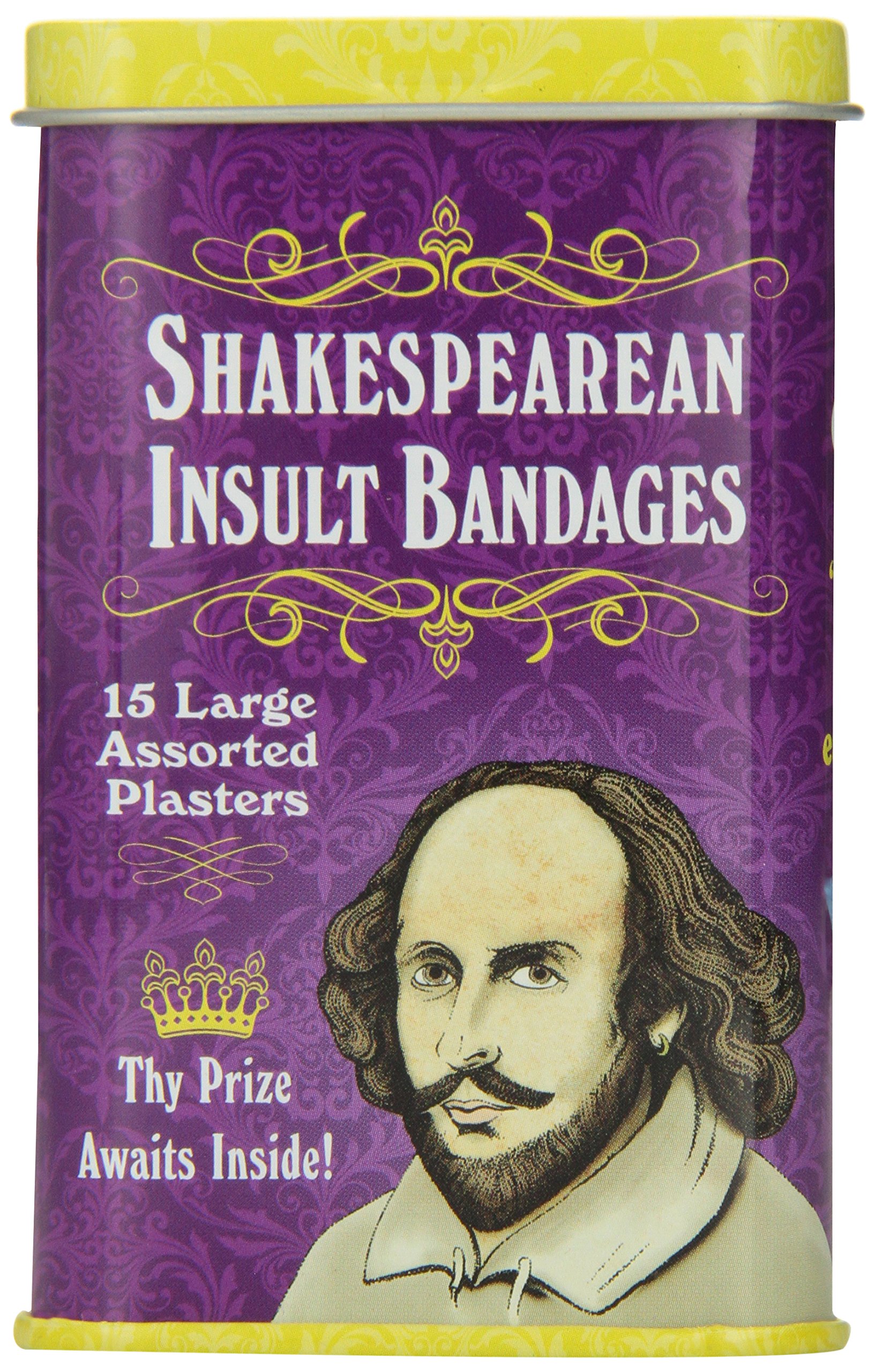 AccoutrementsShakespearean Insult Bandages, Multi-colored, 12389, 8"