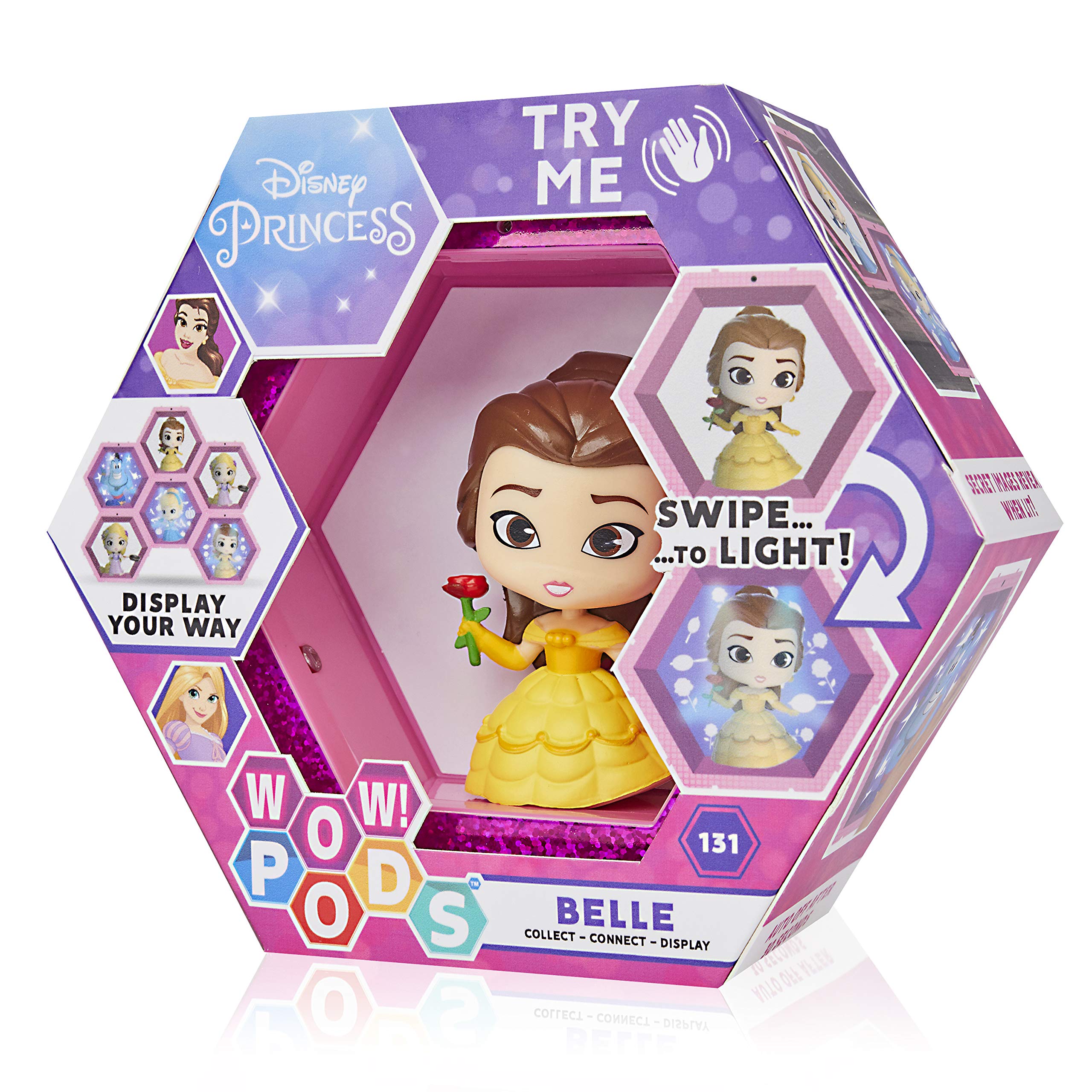 WOW! PODS Disney Princess Collection - Belle Collectable Light-Up Figure