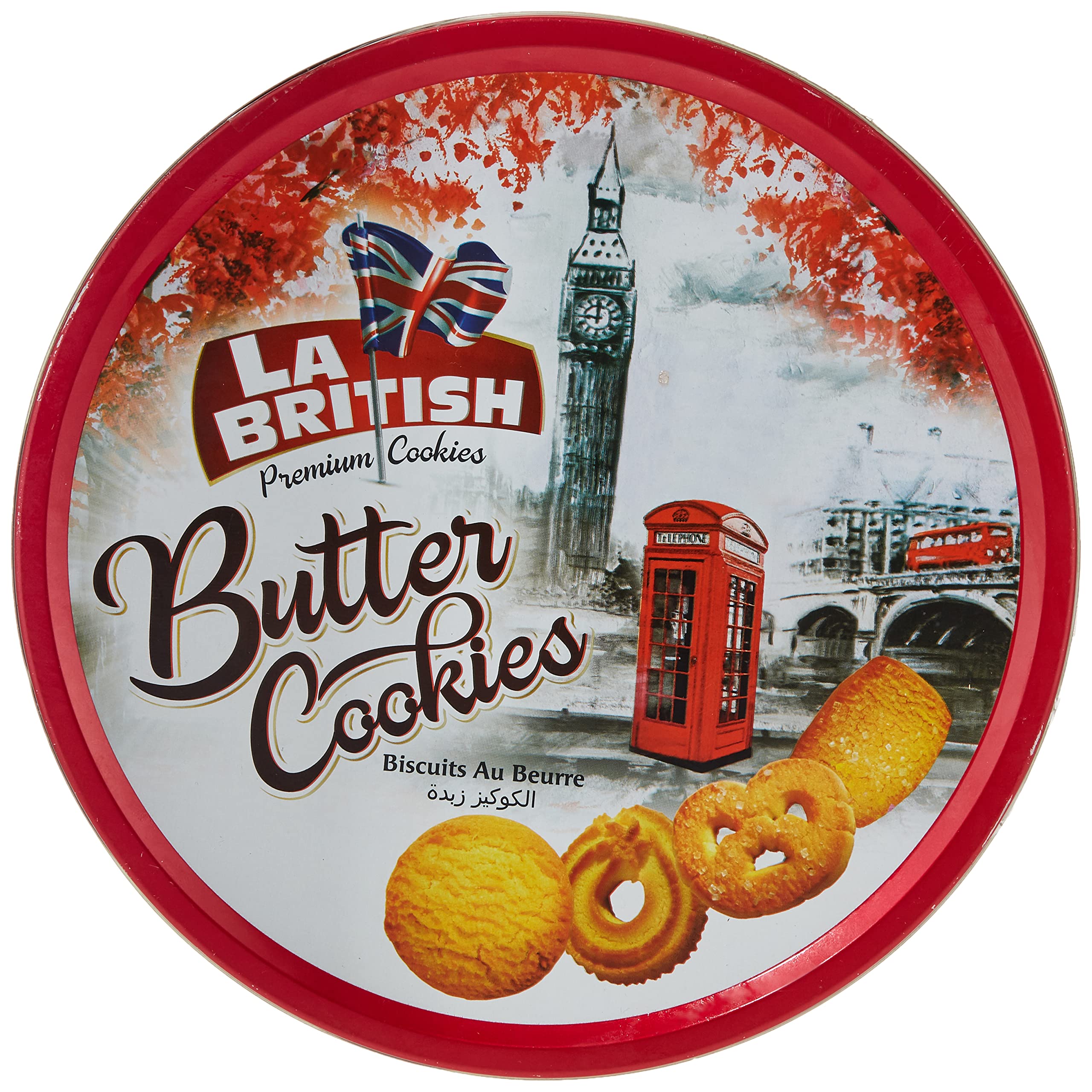 La BritishButter Cookies In Tin, 625 gm