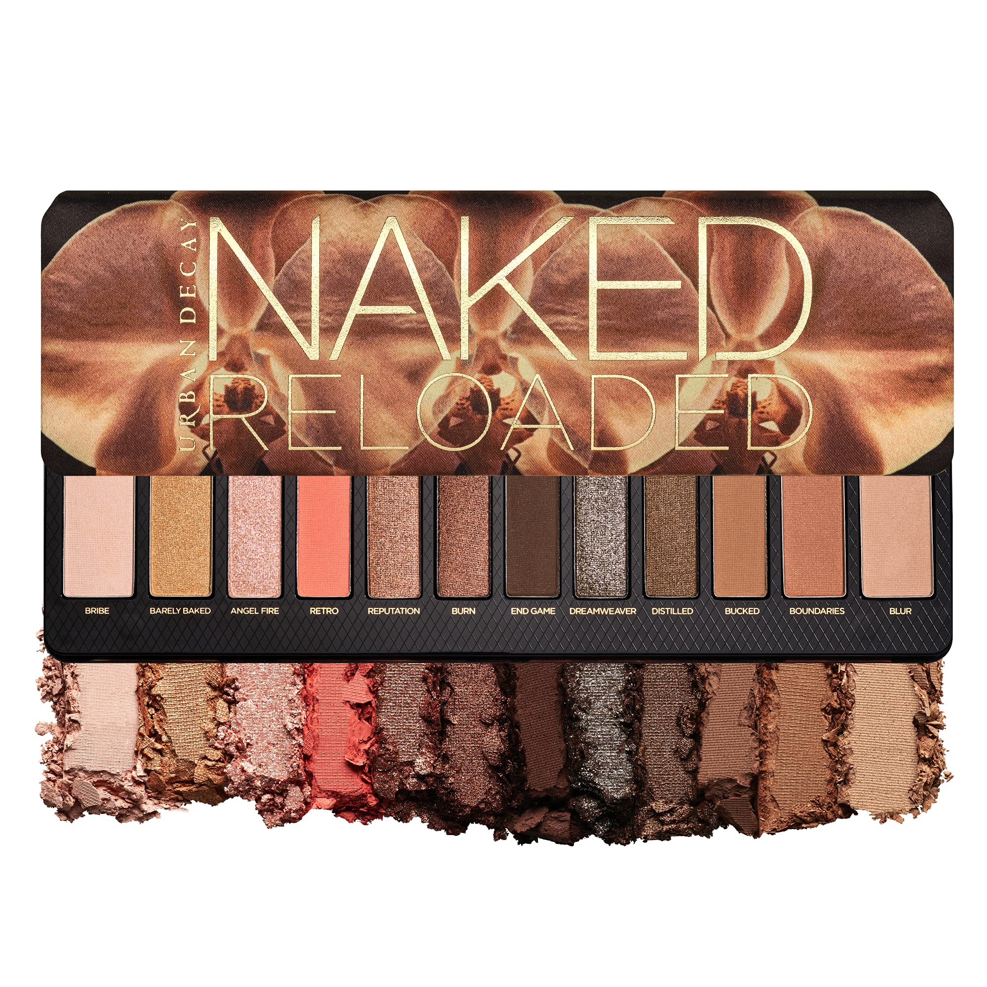 URBAN DECAYNaked Reloaded Eyeshadow Palette, 12 Warm Neutral Shades For Any Occasion, Matte & Metallic Finishes, 15.6G