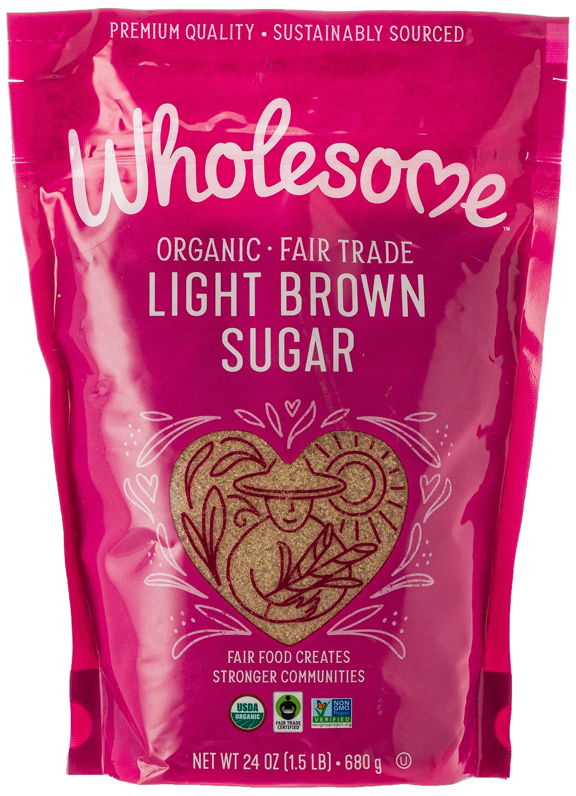 Wholesome Sweeteners Light Brown Sugar