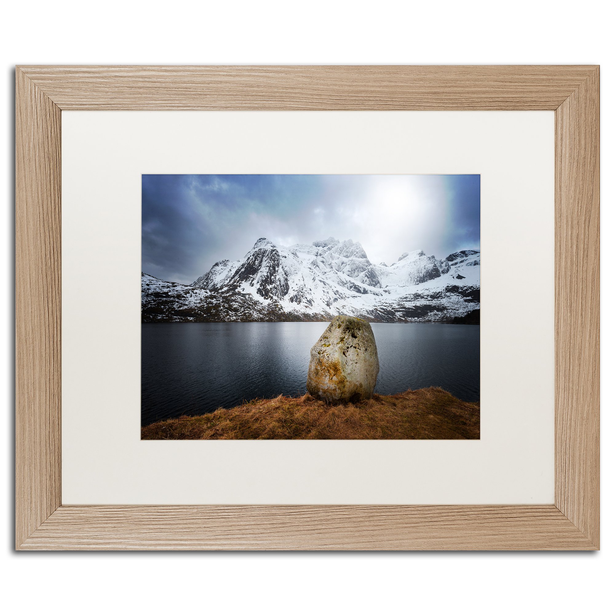 Spaceways Theme by Philippe Sainte-Laudy, White Matte, Birch Frame 16x20-Inch