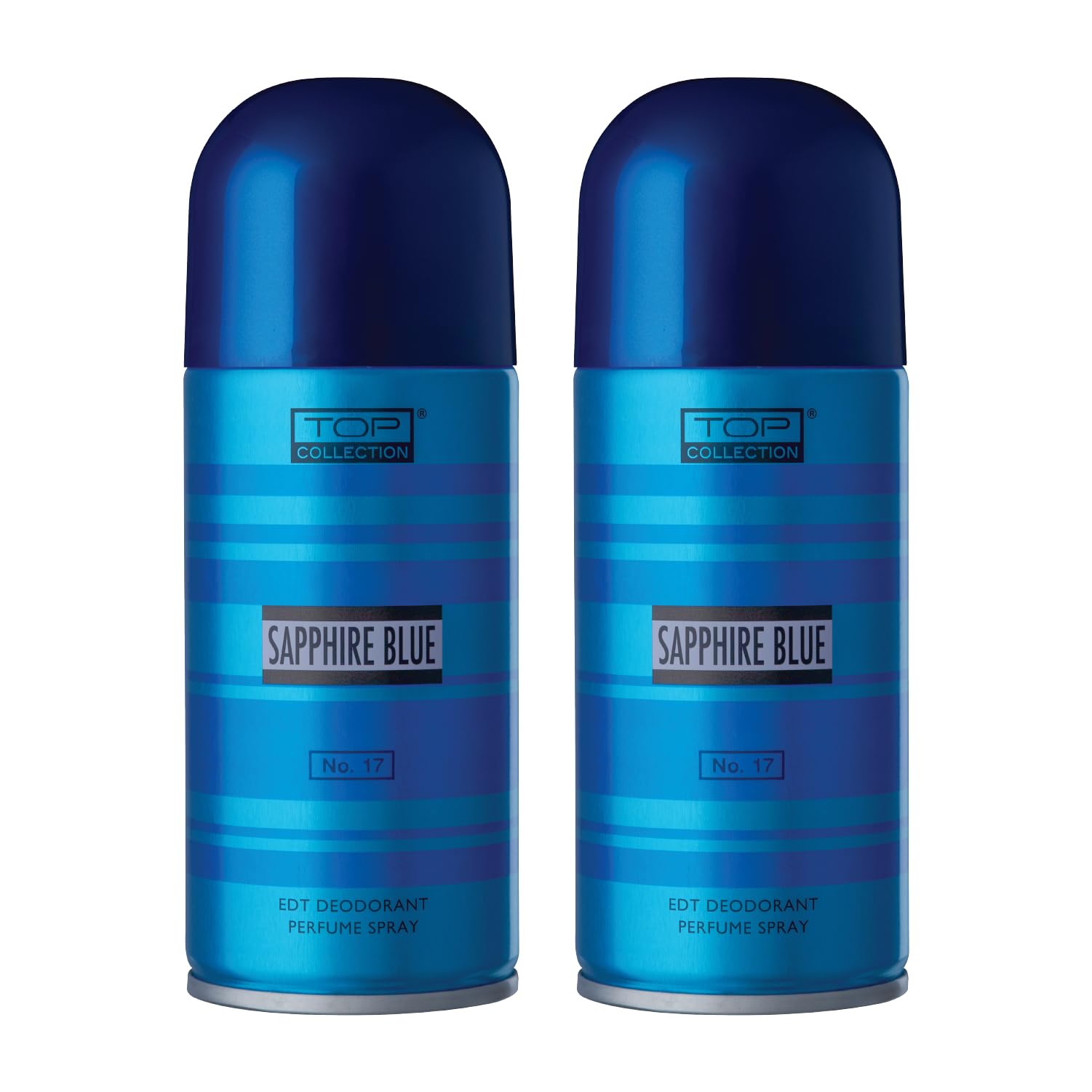 Top CollectionDeodorant Perfume Spray - Sapphire Blue, 150ml each (Pack of 2) for Men