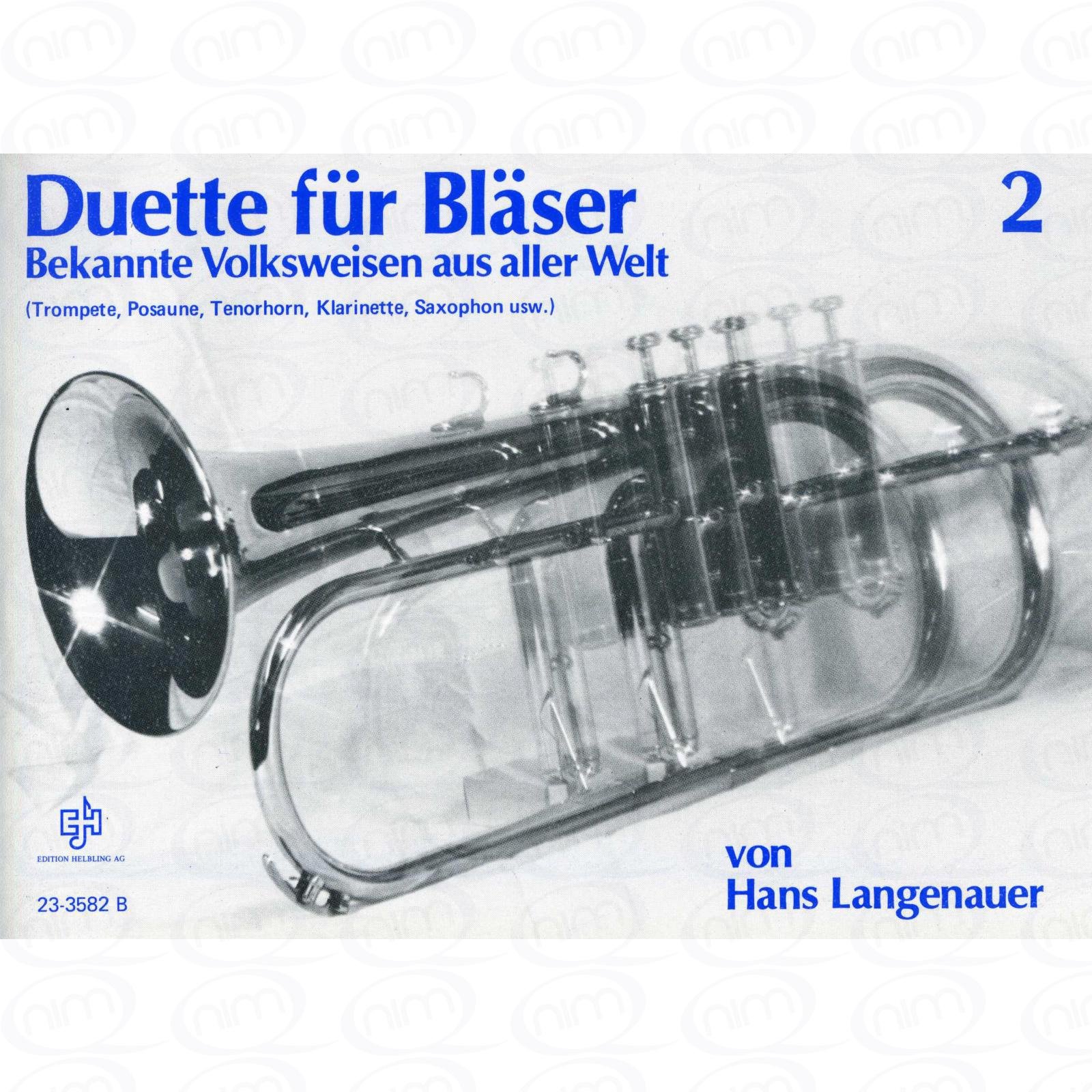 DUETTE FUER BLAESER 2 - arranged for two winds [sheet music] Composer : LANGENAUER H A