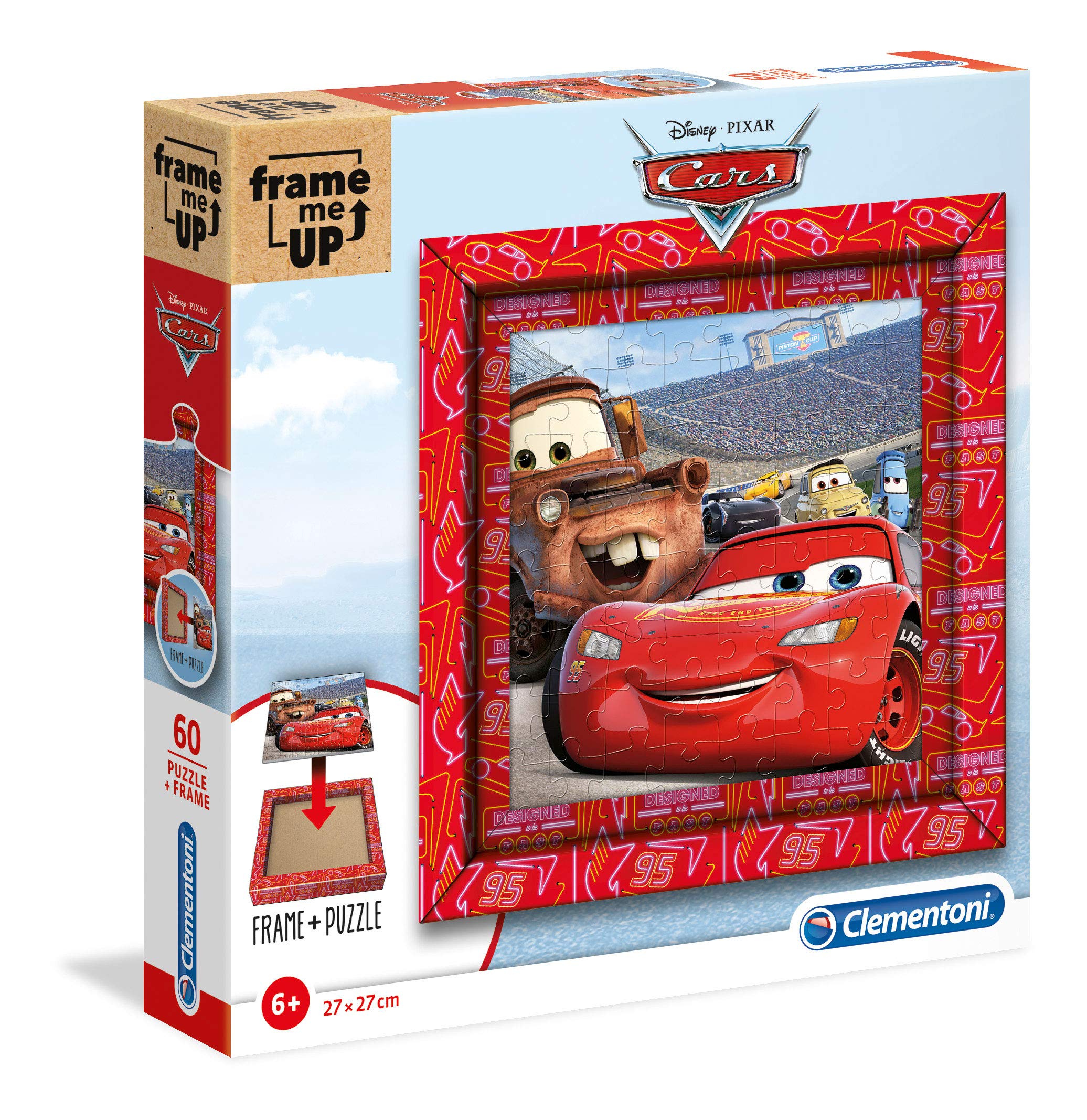 ClementoniPuzzle Frame Me Up Disney Cars 60 Pieces