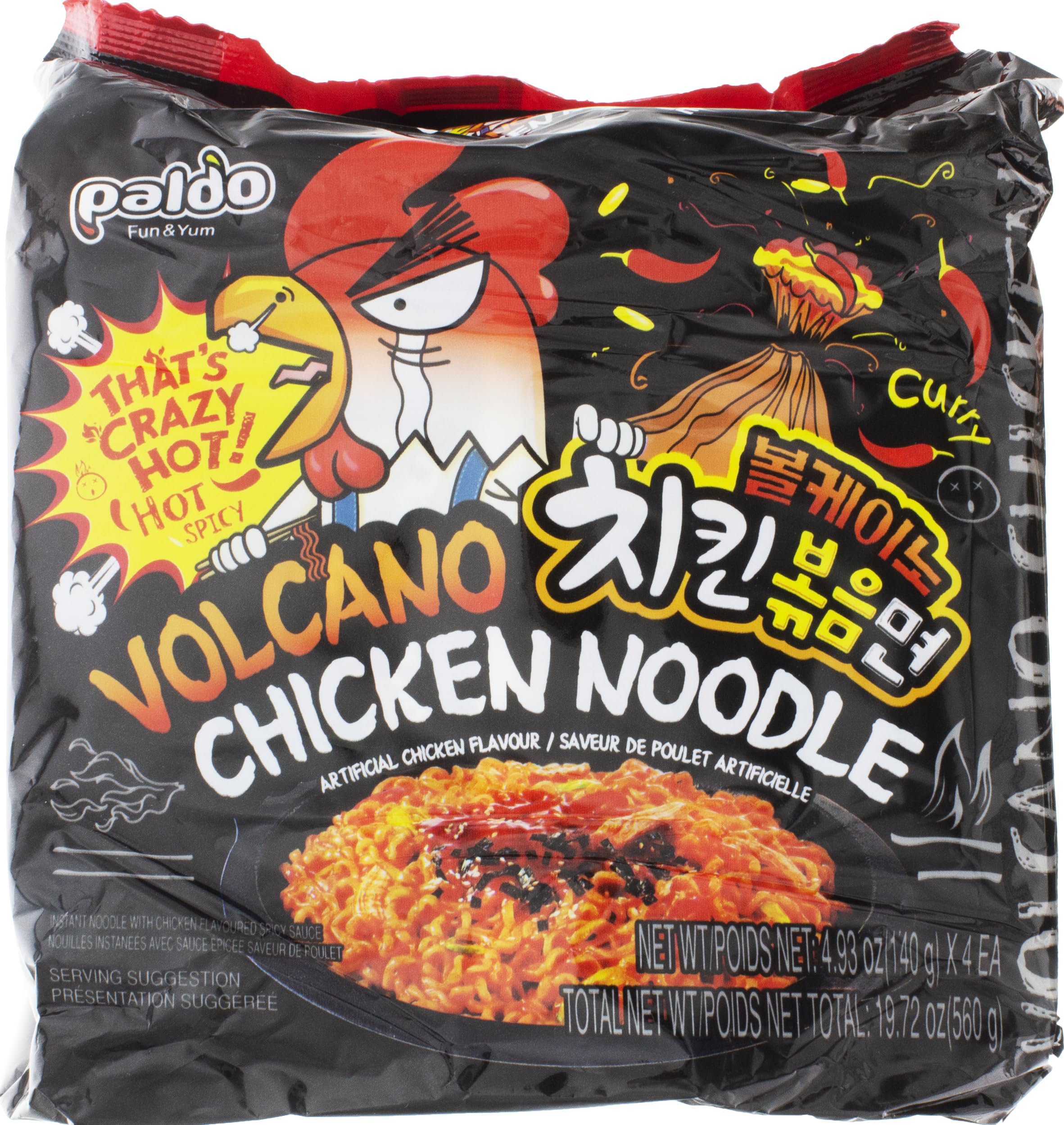 Zypermart Living MindfullyVolcano Chicken Noodle-[Paldo- 140G*4]