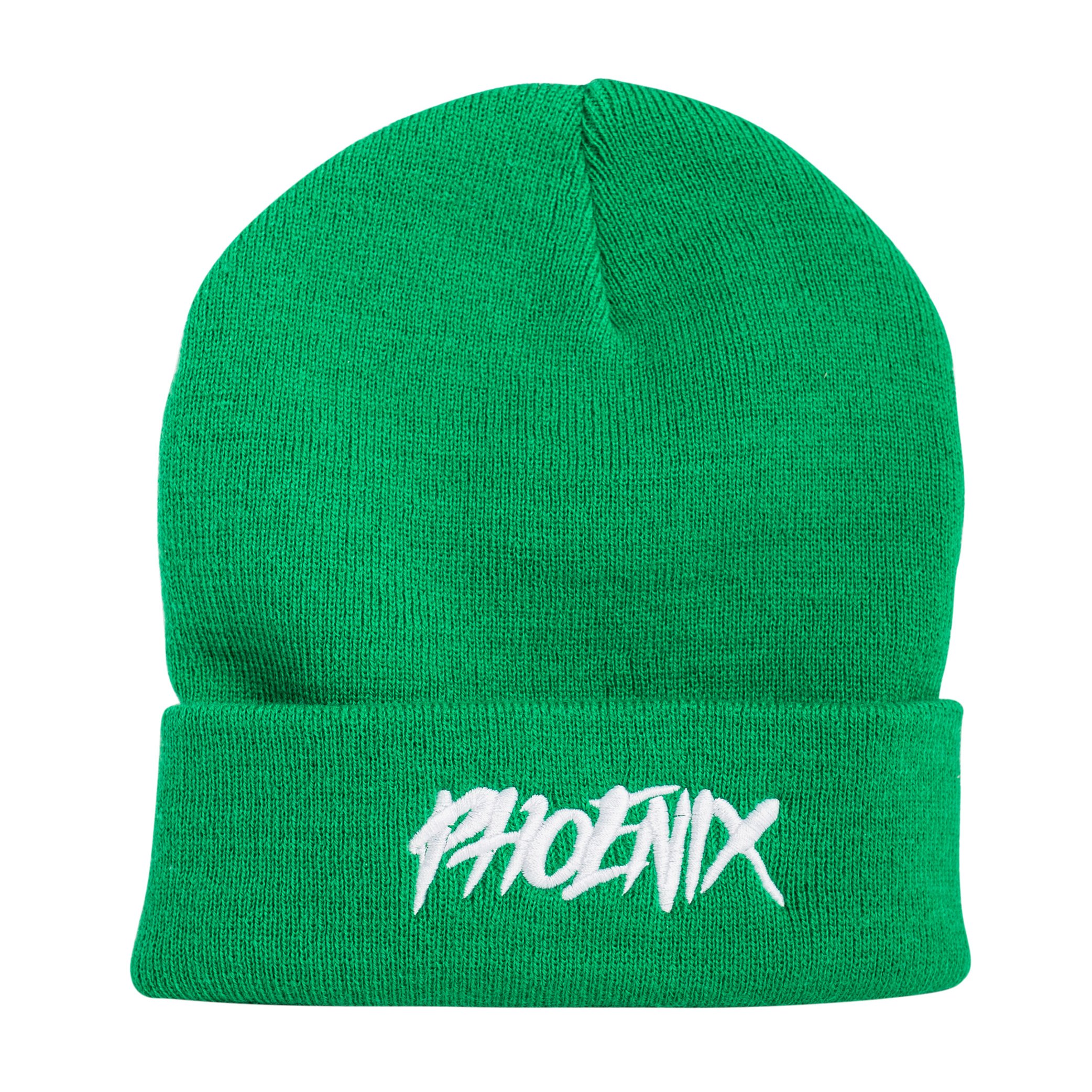 Phoenix Beanie Green Unisex Hat