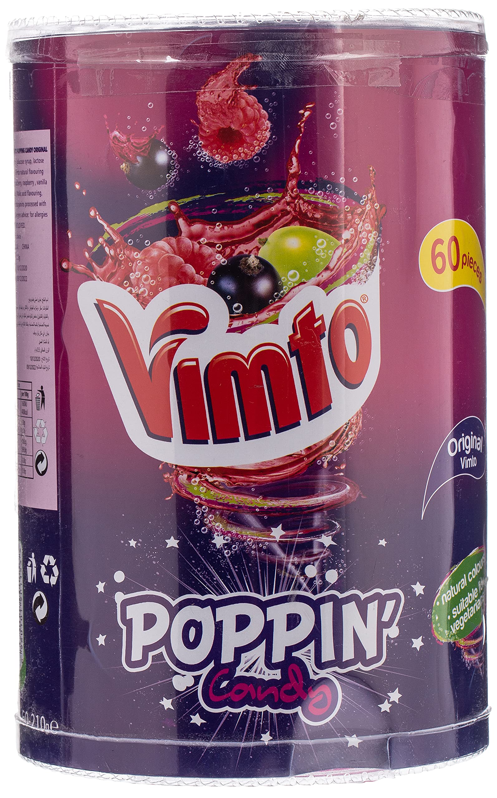 Vimto Popping Candy, 3.5 gm (Pack of 60)