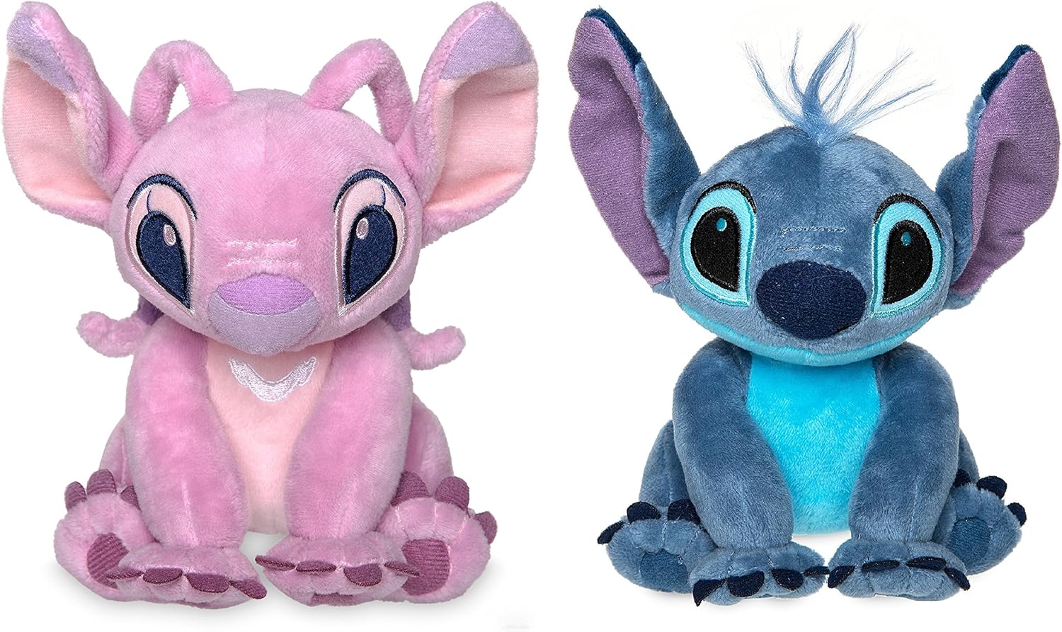 Amazon.com: Disney Store Stitch & Angel - Juego de muñecas de peluche ...