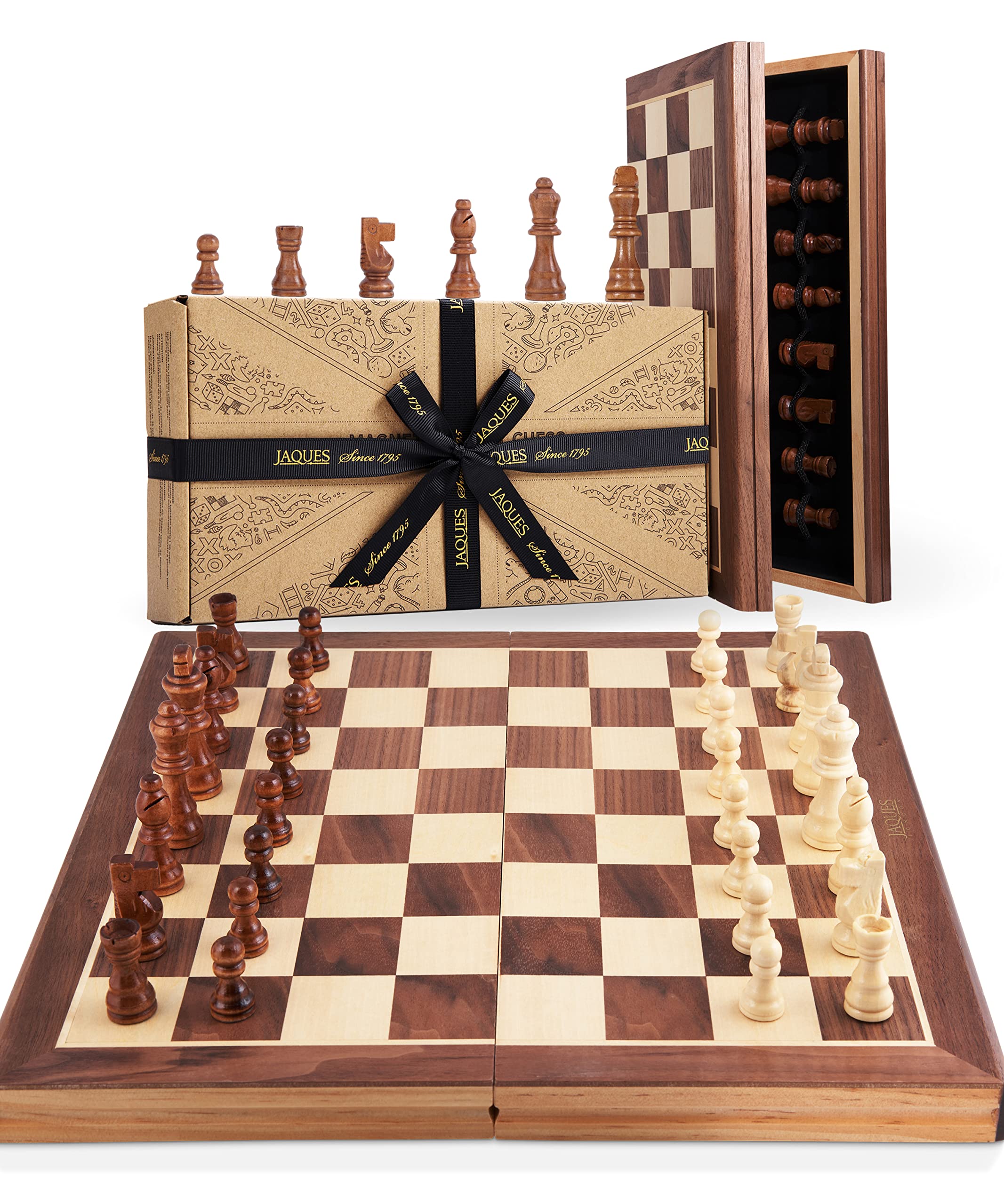 Jaques of London Large Chess Sets | 15" Chess Board | Premium Chess Set For Adults Luxury | Chess Set For Adults with Staunton Chess Pieces | Since 1795…