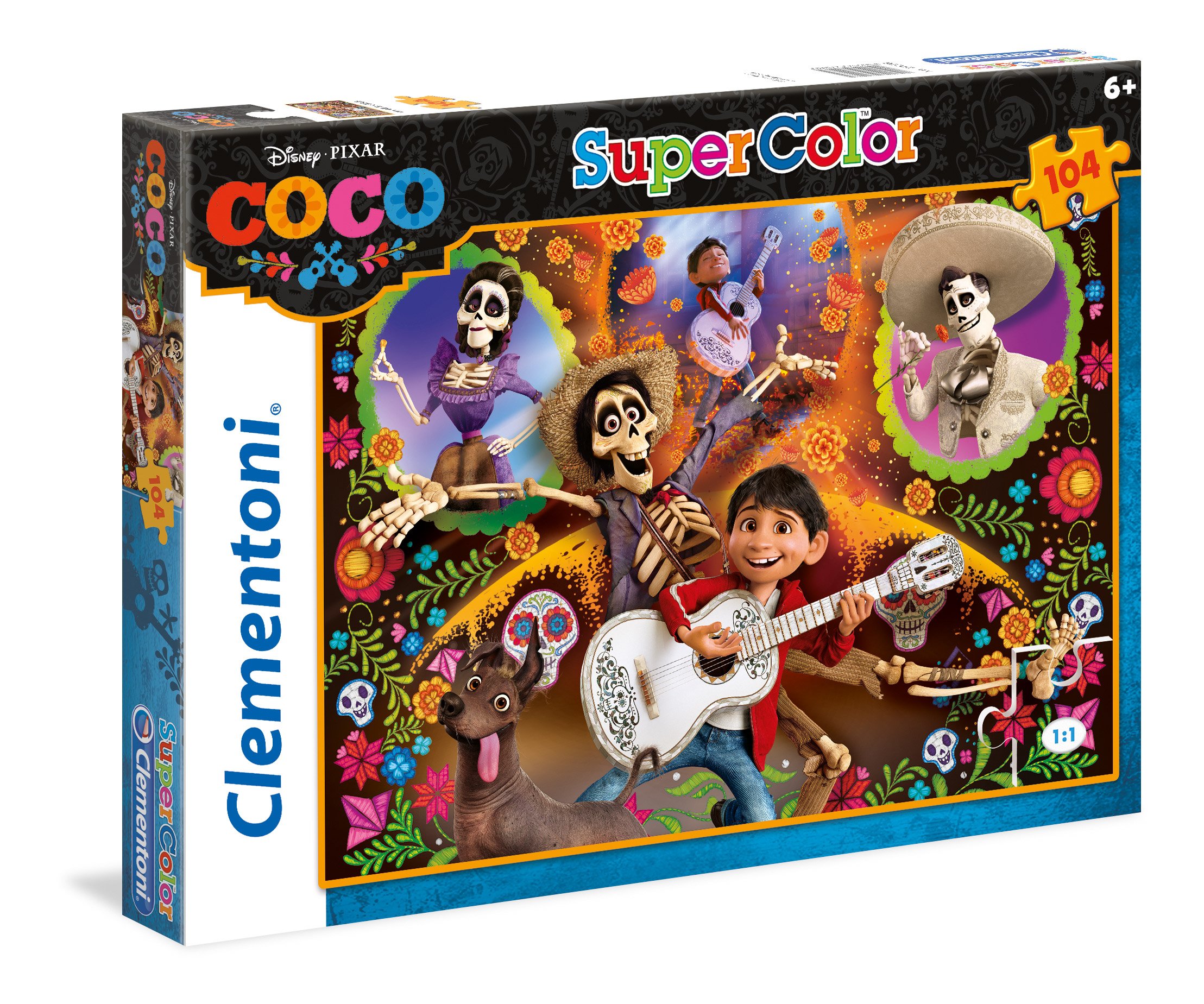 Clementoni 27096 Clementoni-27096-Supercolor Puzzle-Coco-104 Pieces, Multi-Colour