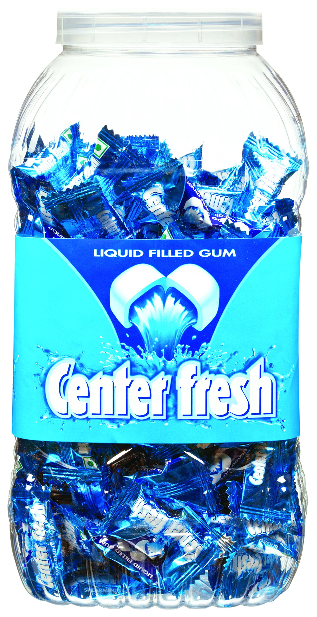 Center Fresh, Spearmint, Chewing Gum Jar, 675 g, 225 pc