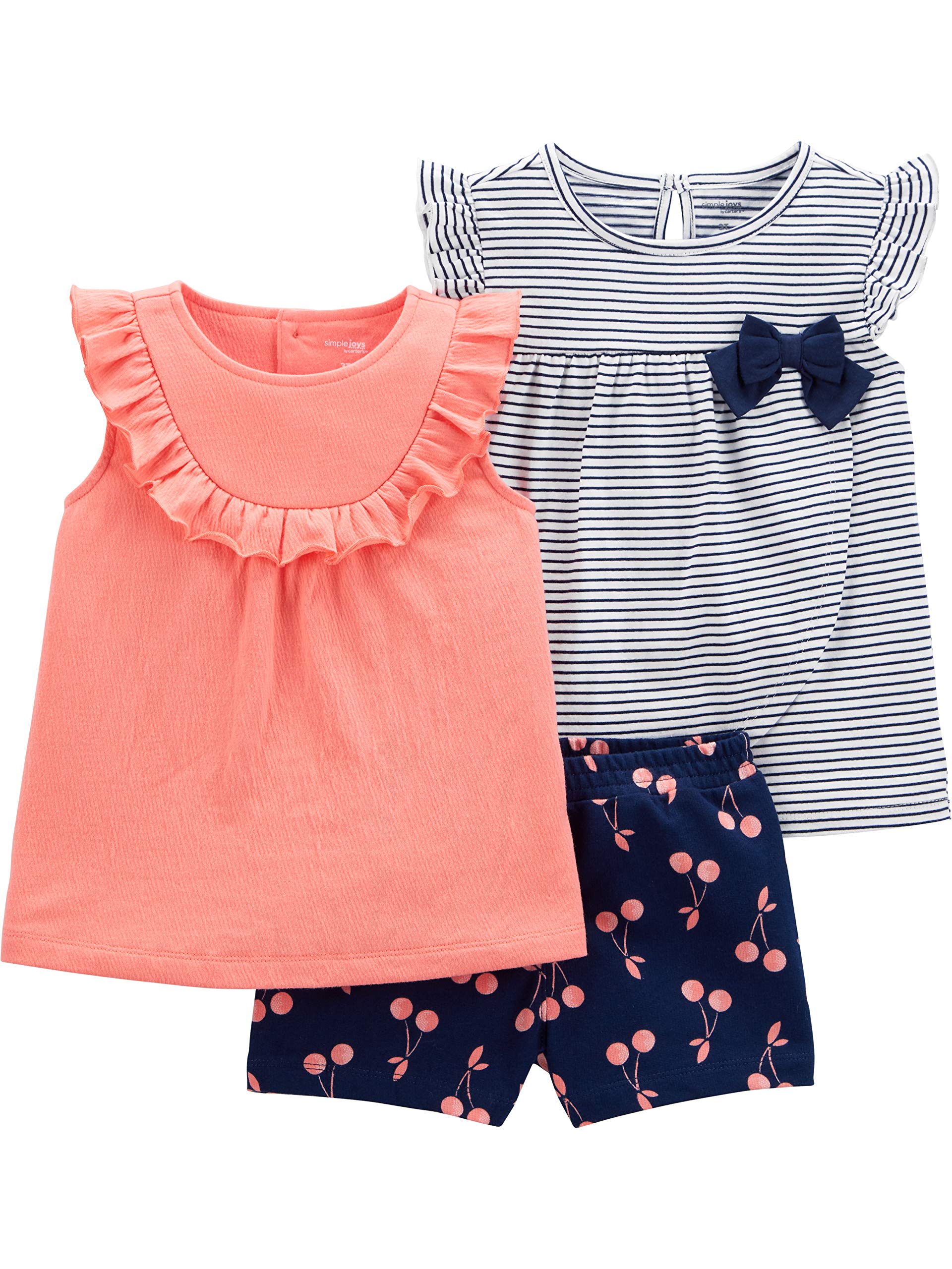 Simple Joys by Carter'sbaby-girls 3-piece Playwear SetPlaywear Set