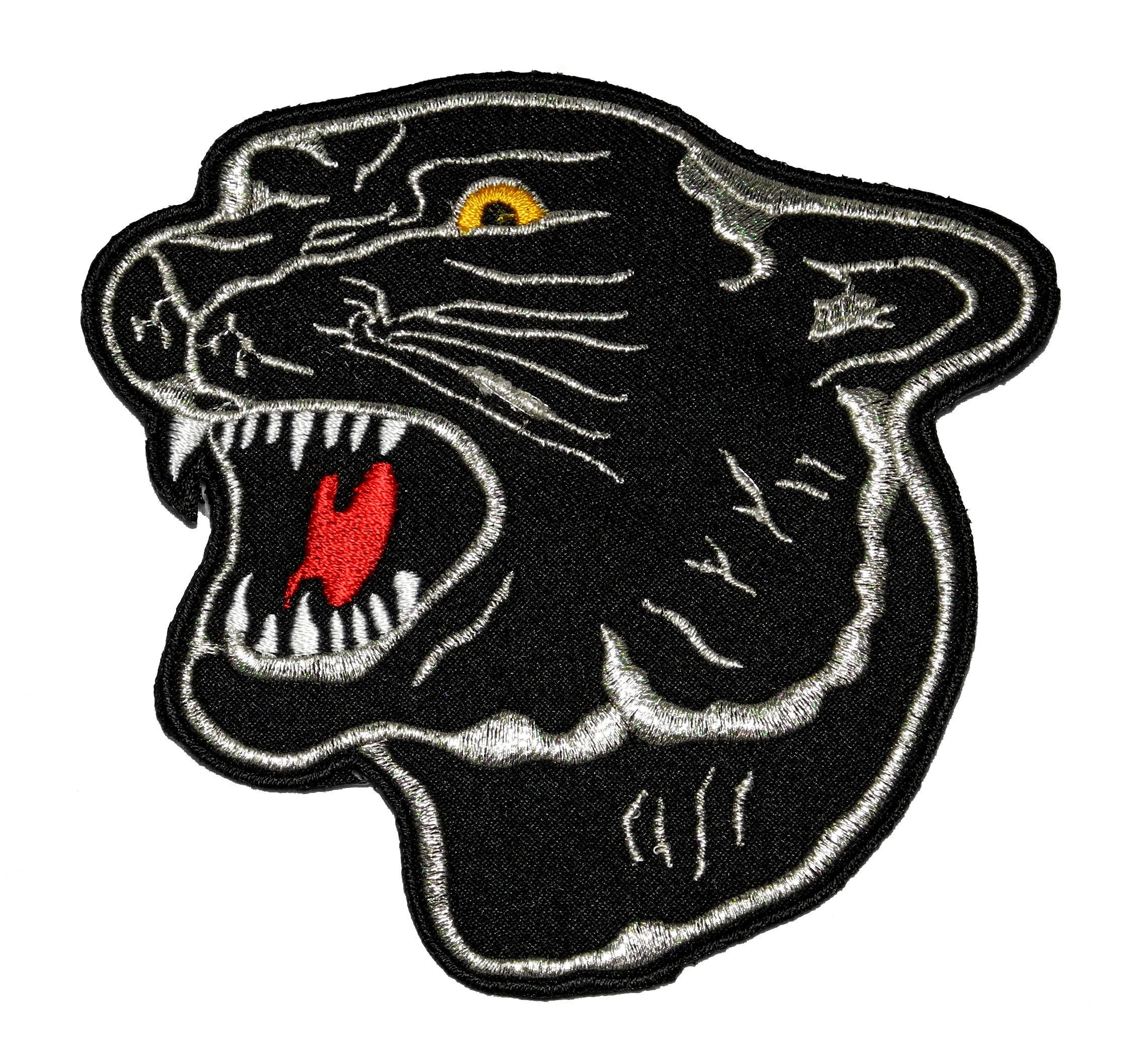 black panther Leopard Zoo Safari Animal Wildlife DIY Applique Embroidered Sew Iron on Patch PT-01