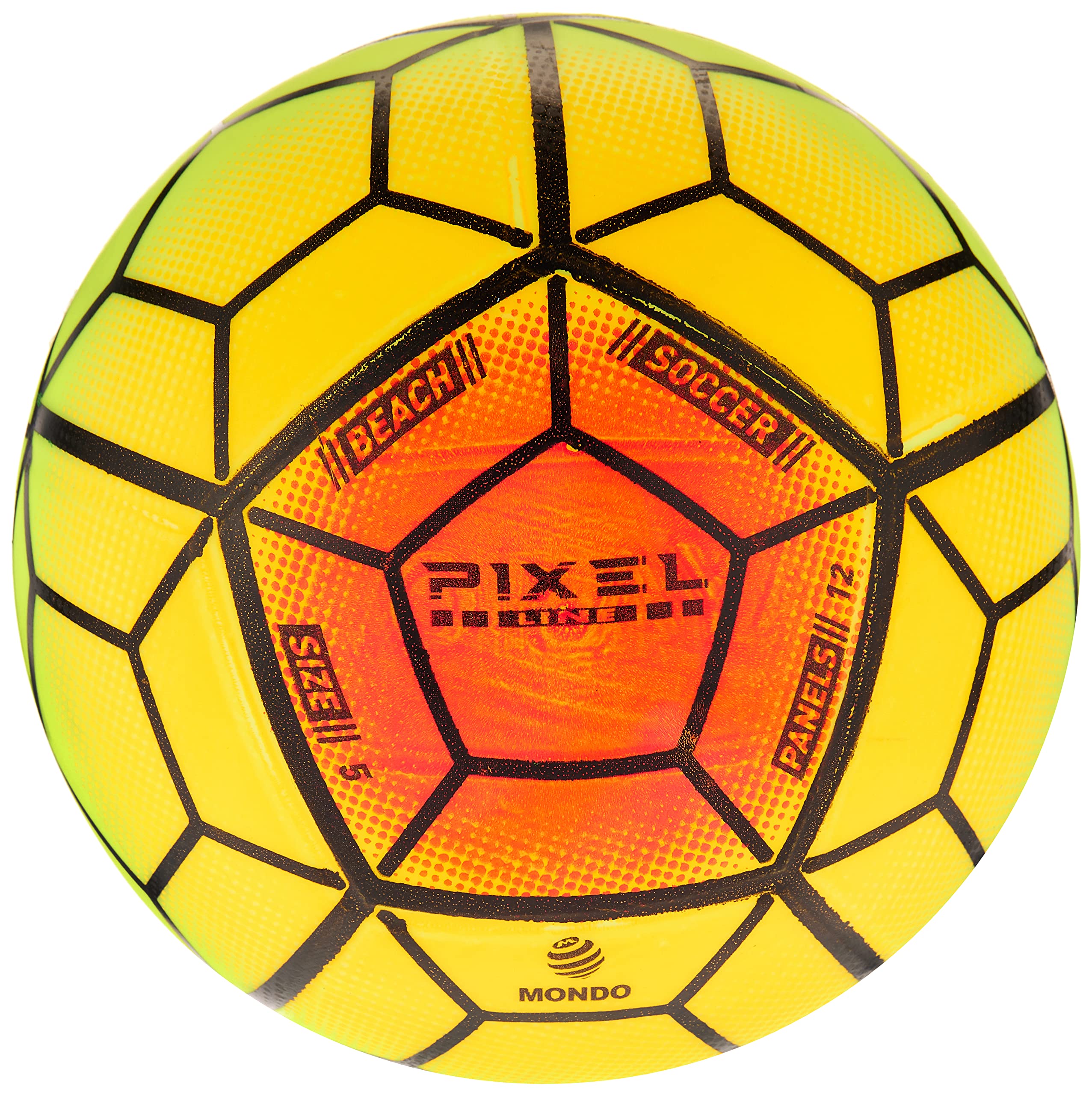 MondoPVC Deluxe Ball Beach Soccer Pixel Assorted, One Piece Sold at Random, 02071