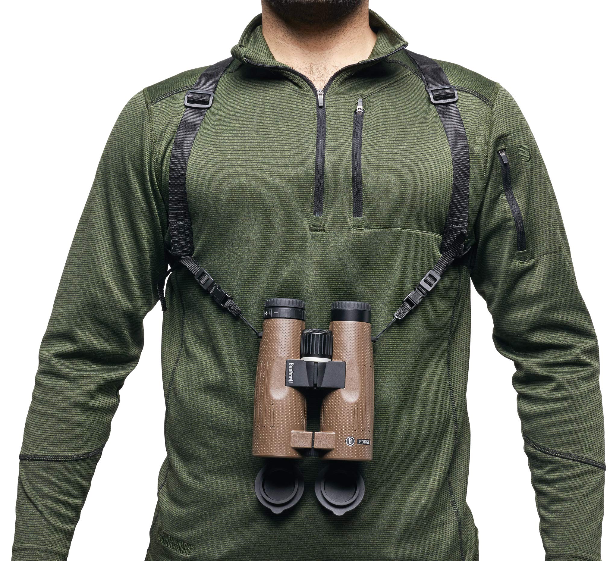 Bushnell Binocular Harness Universal Bino Harness, Quick Release Buckles, Mesh Vents, Box 5L