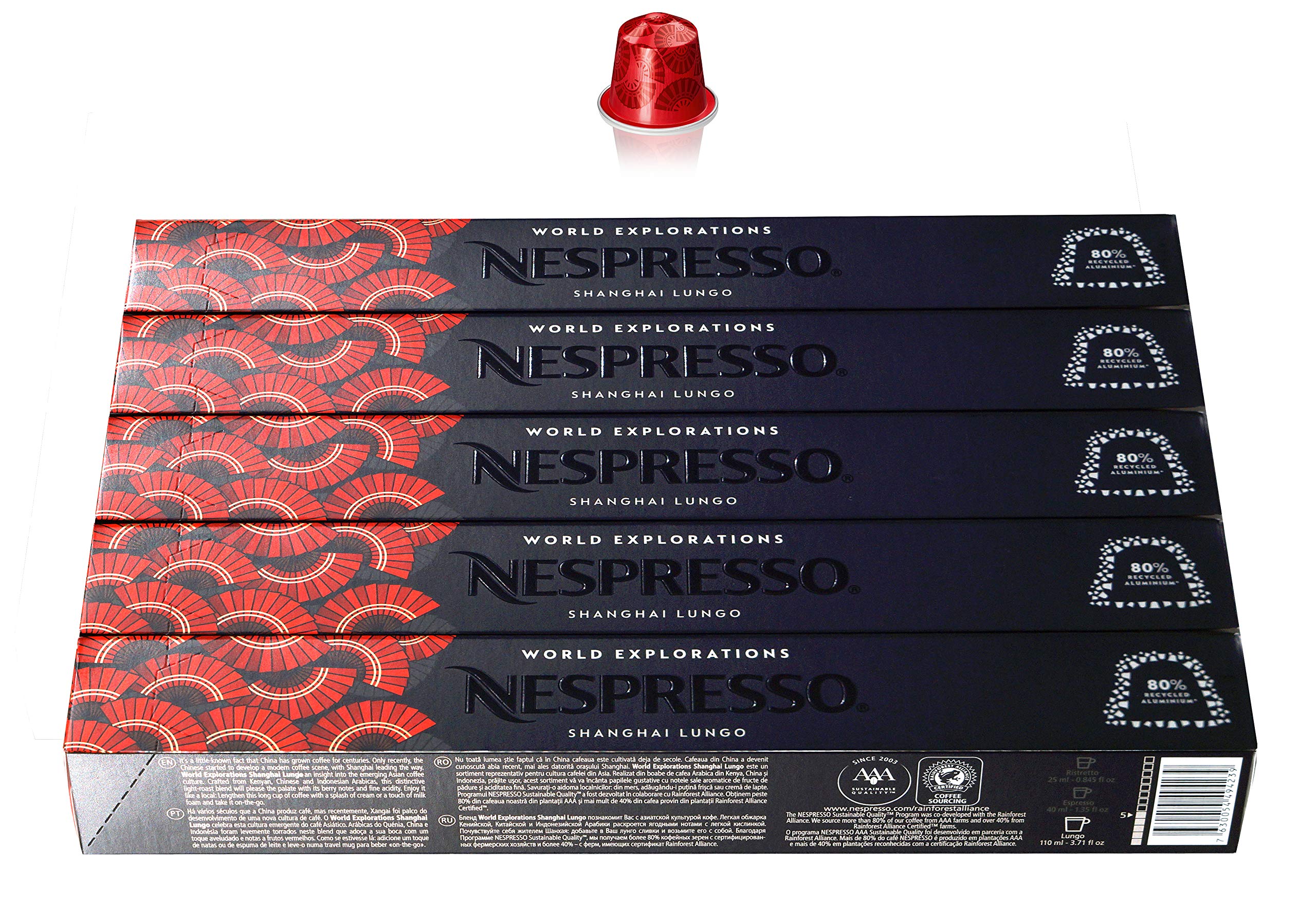 NespressoOriginalLine: Shanghai Lungo, 50 Capsules