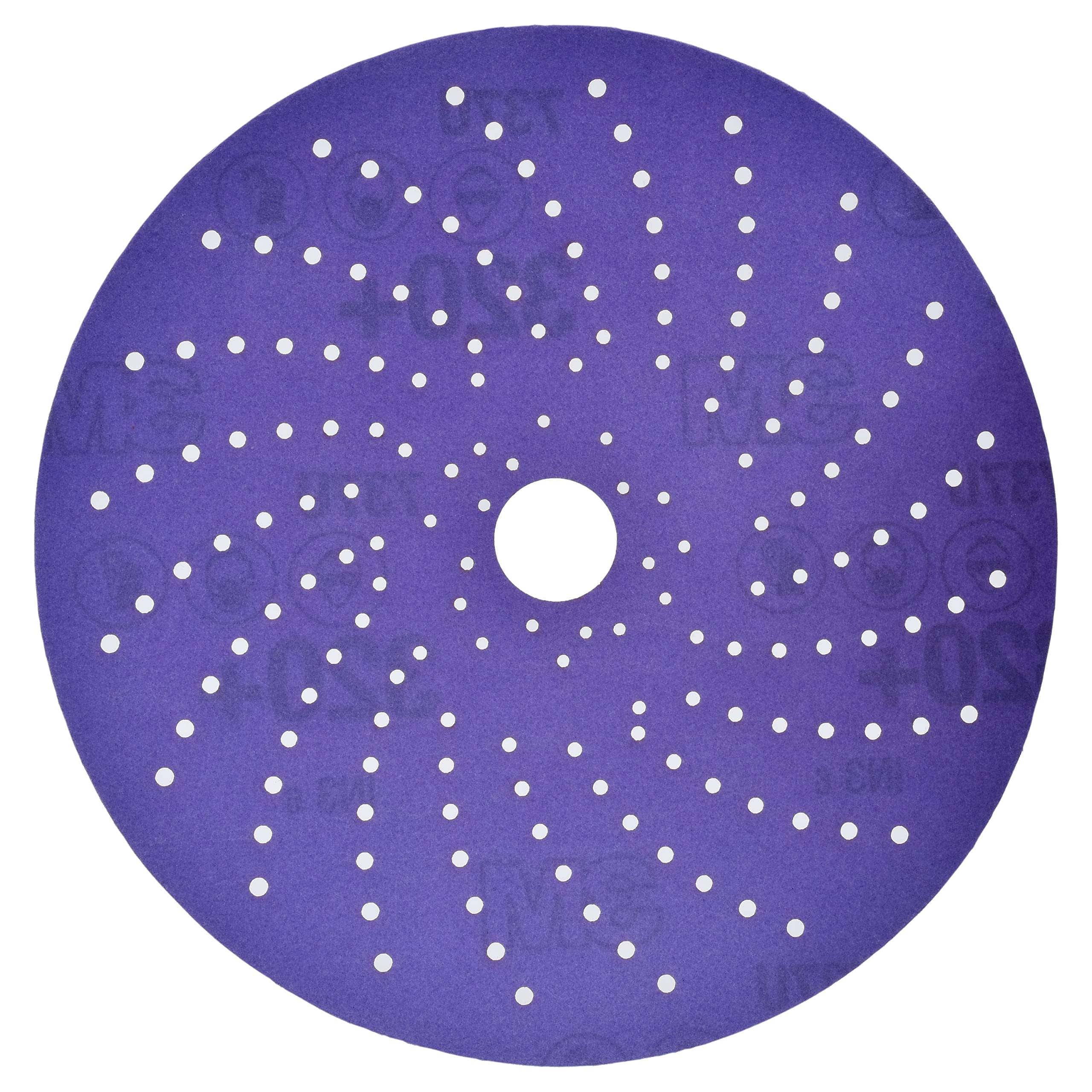 3MCubitron II Hookit Clean Sanding Abrasive Disc 31484, 6 in, 400+ Grade, Pack of 50 Discs, Virtually Dust-Free, High Performance, Long Lasting, Multi-Hole Pattern, Feather Edging, Stock Removal