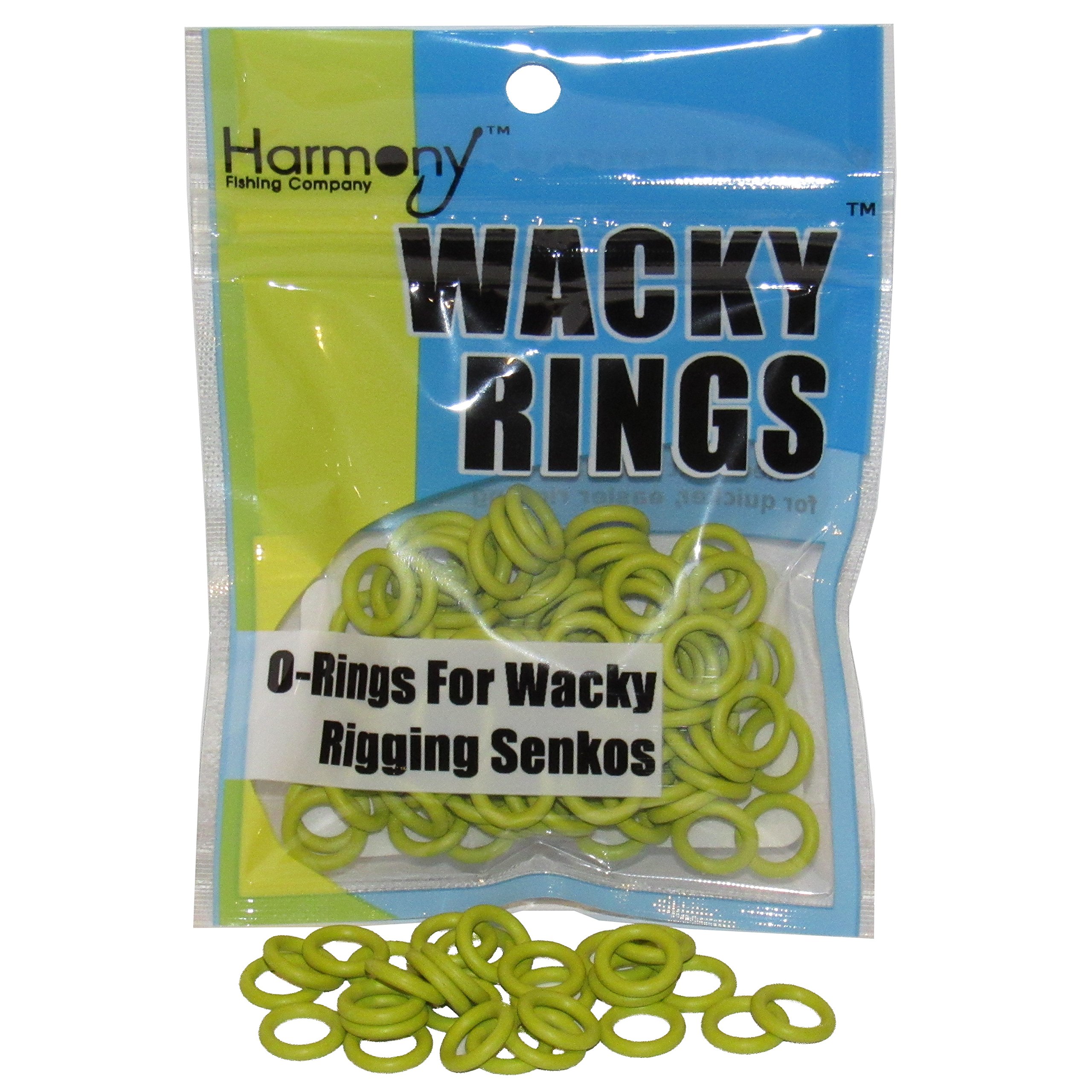 Wacky Rings (100 pk - O-Rings for Wacky Rigging Senko Worms/Soft Stickbaits – Bait Saver Orings for 4&5” Senko Style Worms - Save Your Worms from Tearing While Wacky Rigging