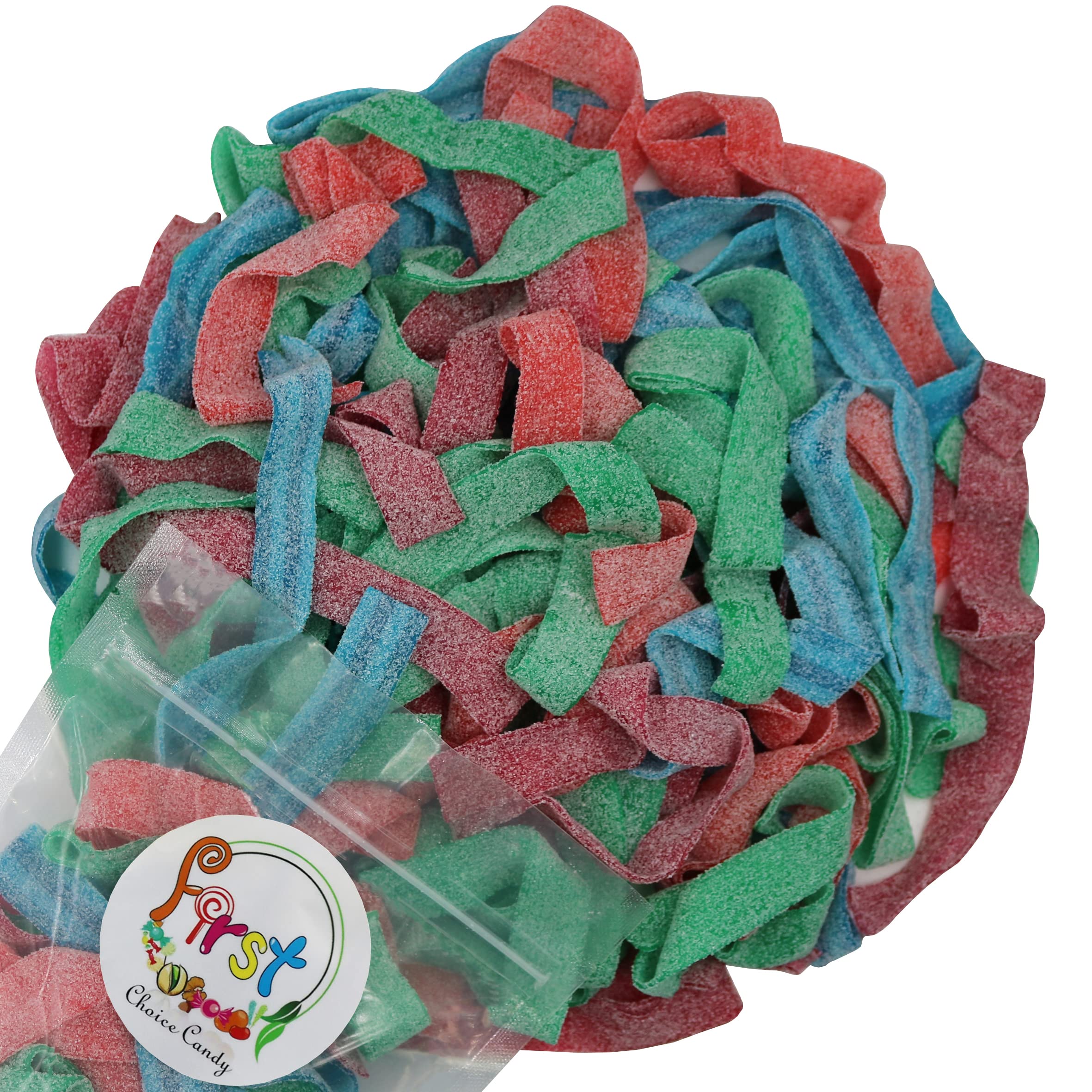 All Color Sour Gummy Belts (Assorted Flavor, 1 LB)