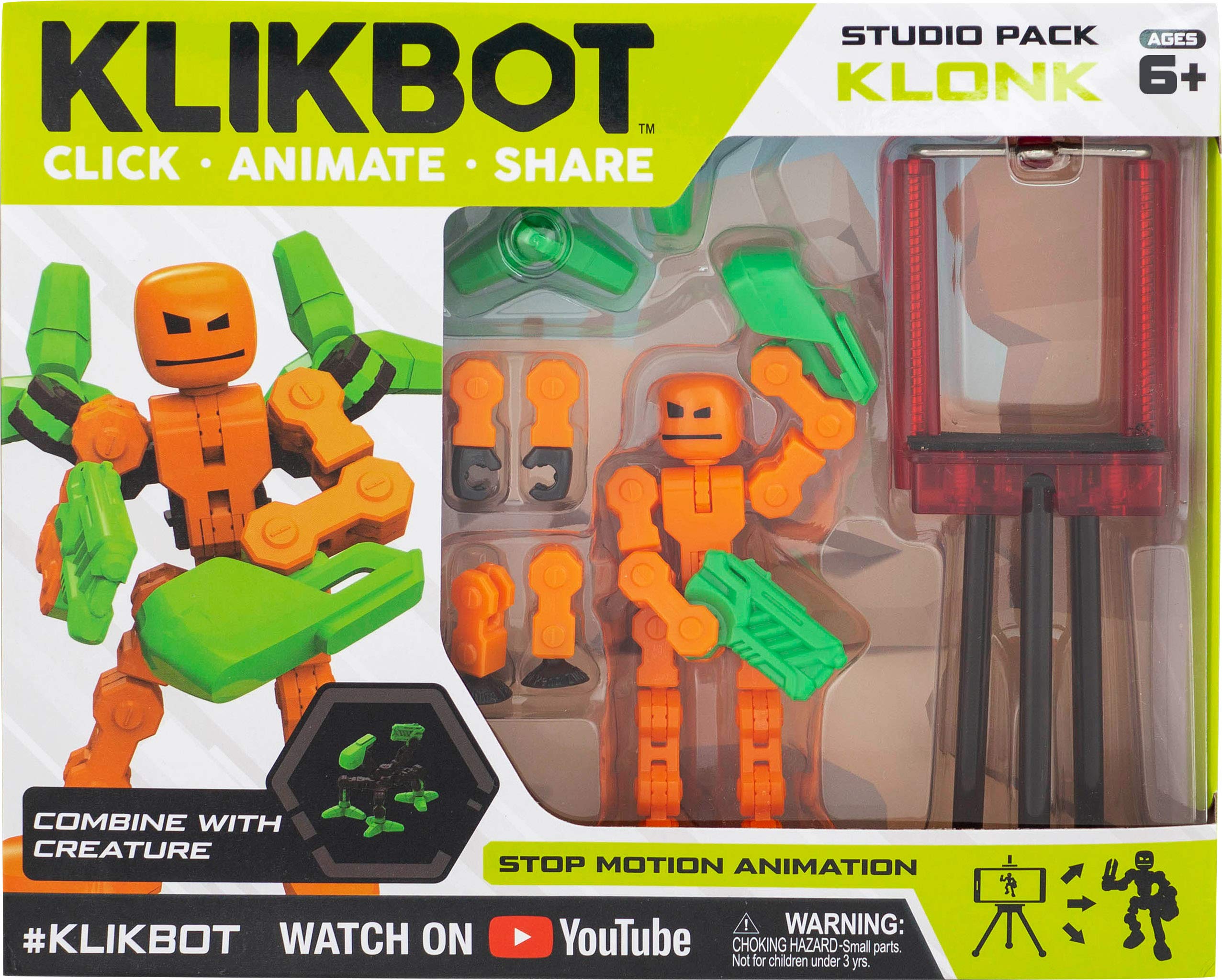 Brainstorm ToysS2032 KLIKBOT Studio Klonk, Multi-Colour