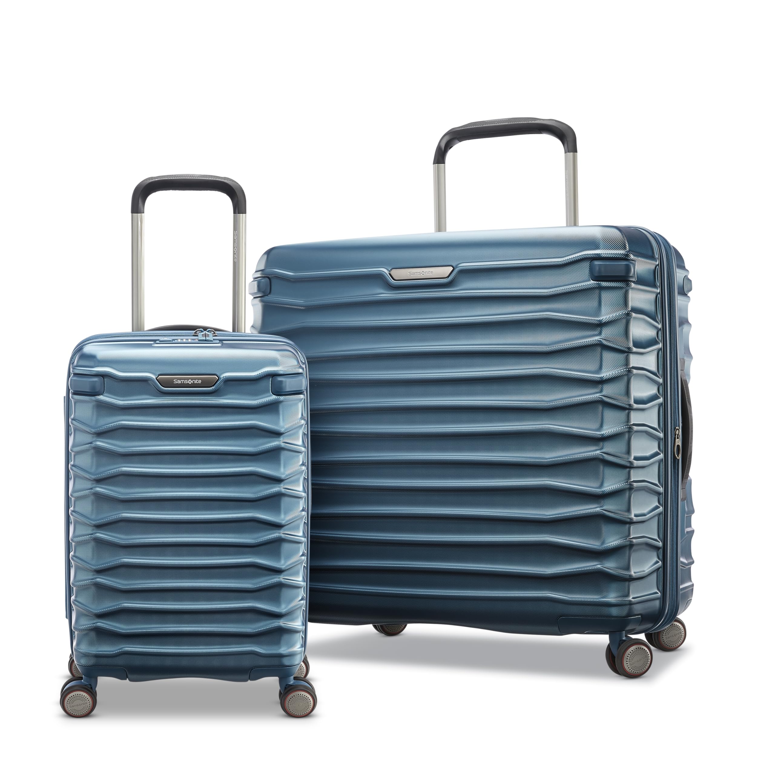 Samsonite Stryde 2 Hardside Expandable Luggage with Spinners, Deep Teal, 2PC Set (CO/LG)