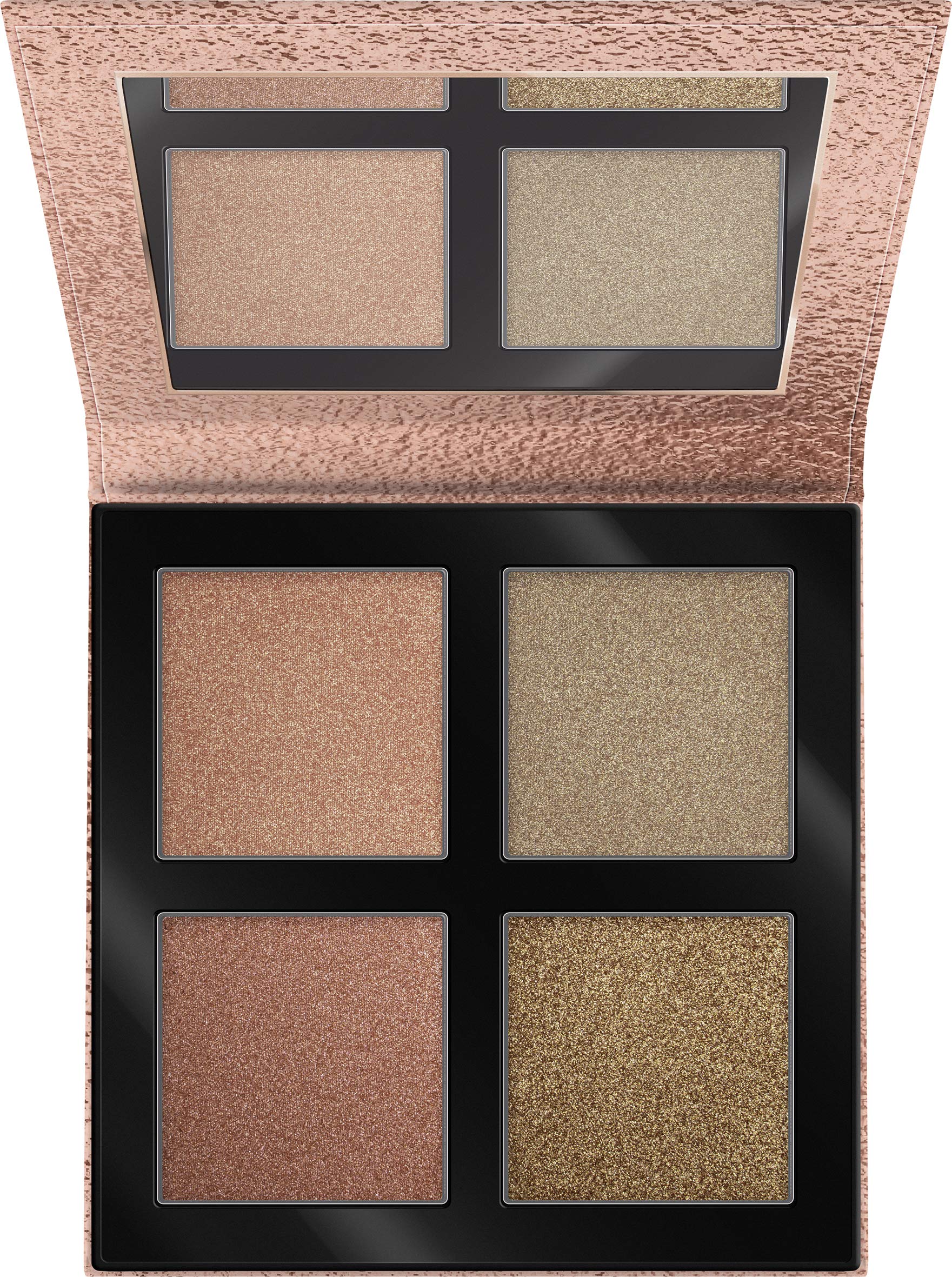 EssencePure Nude Sunlighter Palette | 4 Breathtaking Highlighter Shades | Vegan | Paraben Free | Cruelty Free