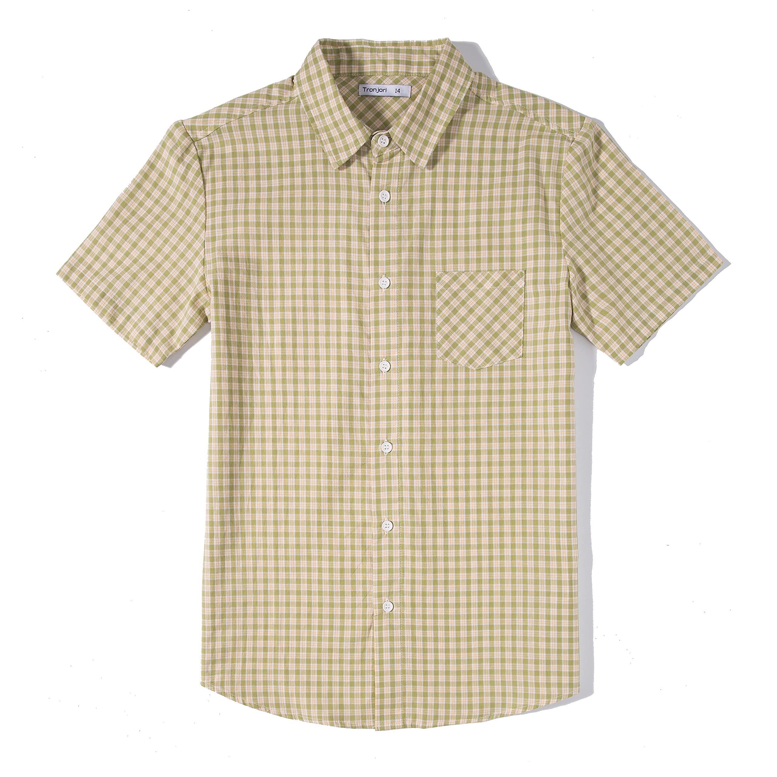 TronjoriBoys' Short Sleeve Button Down Woven Shirt