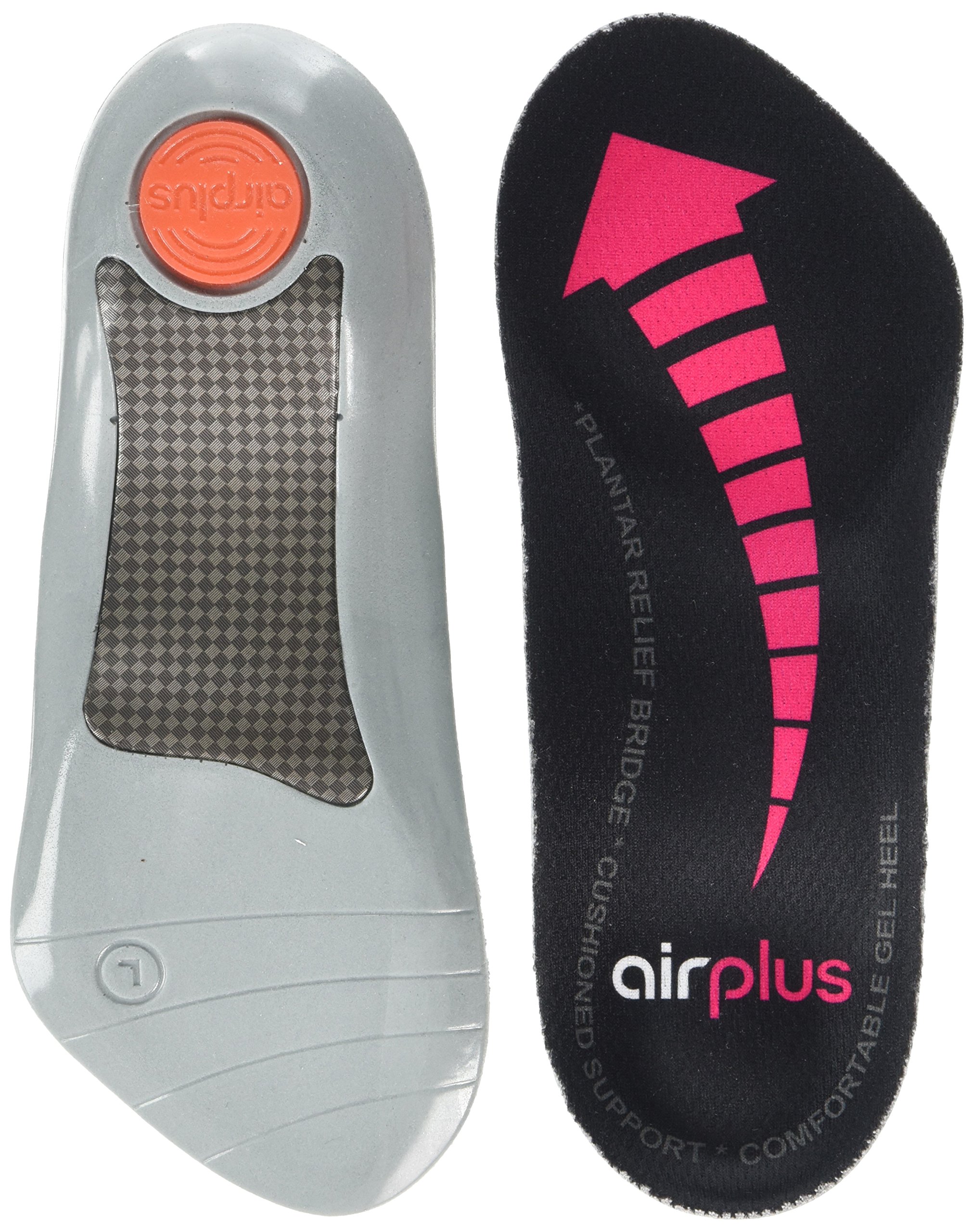 AirplusAirplus Plantar Fascia Insole, Orthotic Insoles Arch Support, Superior Comfort & Stability, 3/4 length