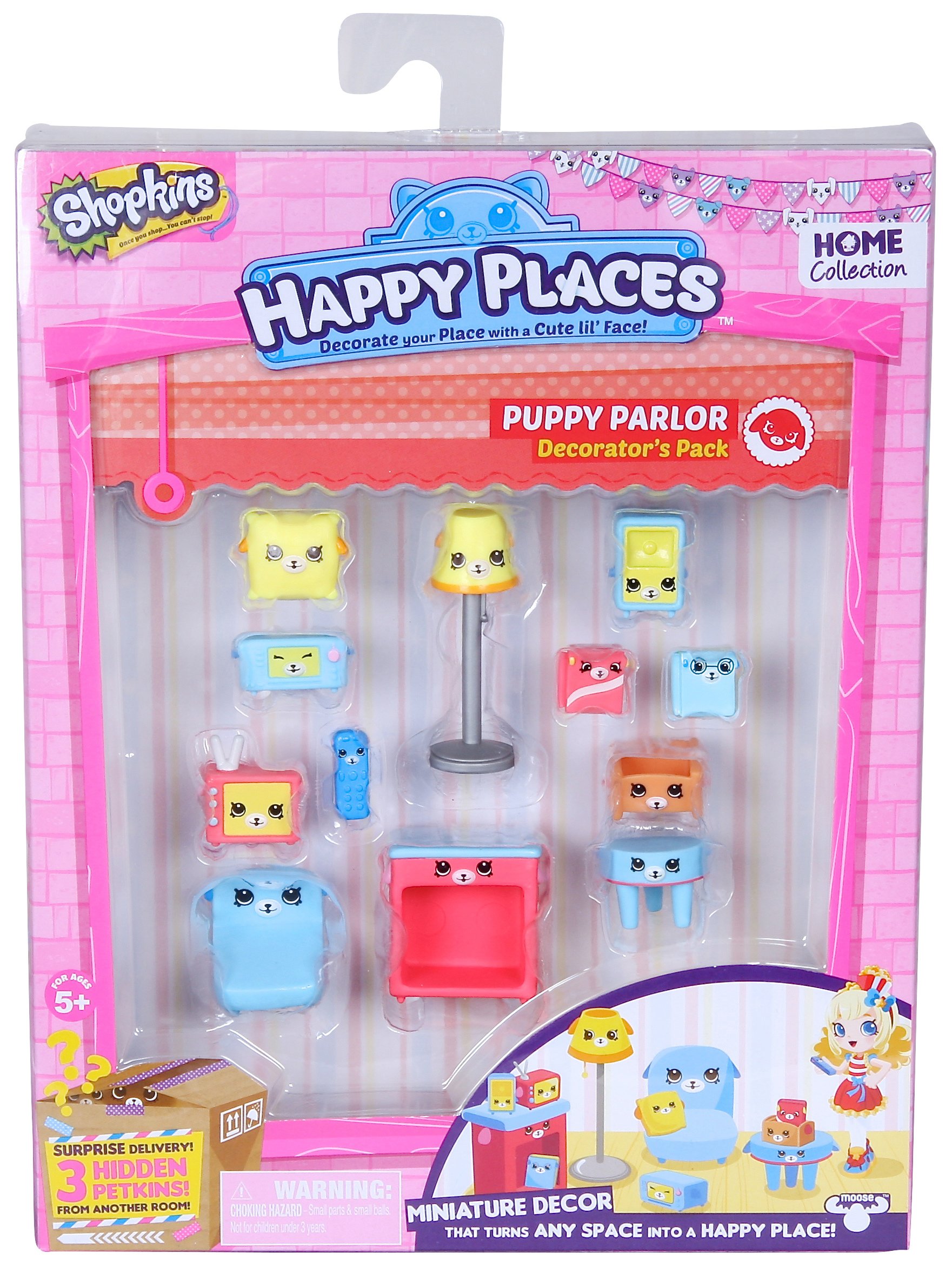 Shopkins Happy Places 56377 Puppy Parlour Decorator Pack