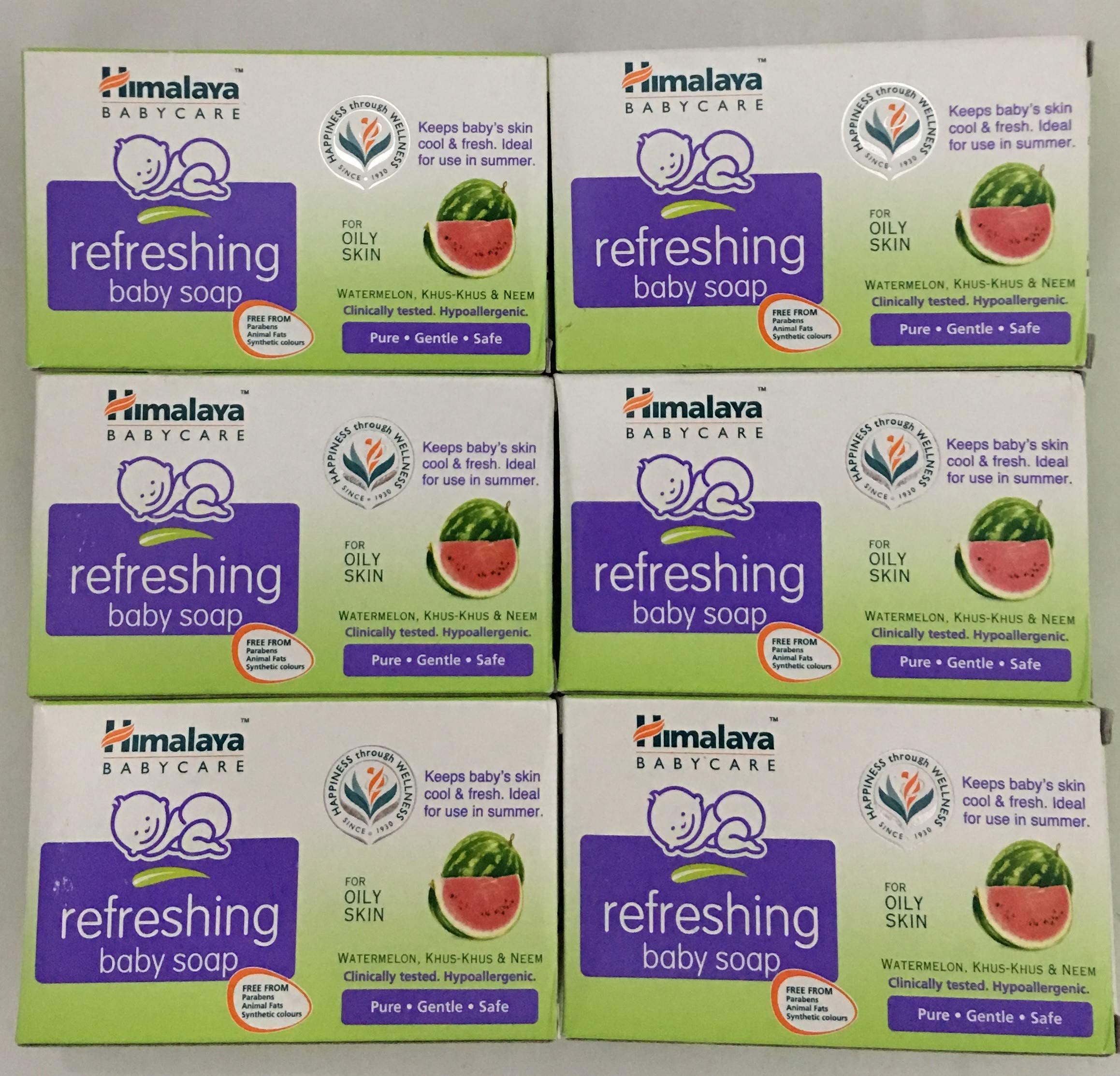 KIdzcrush Kidz Himalayas Refreshing Baby soap 75 g Pack of 6