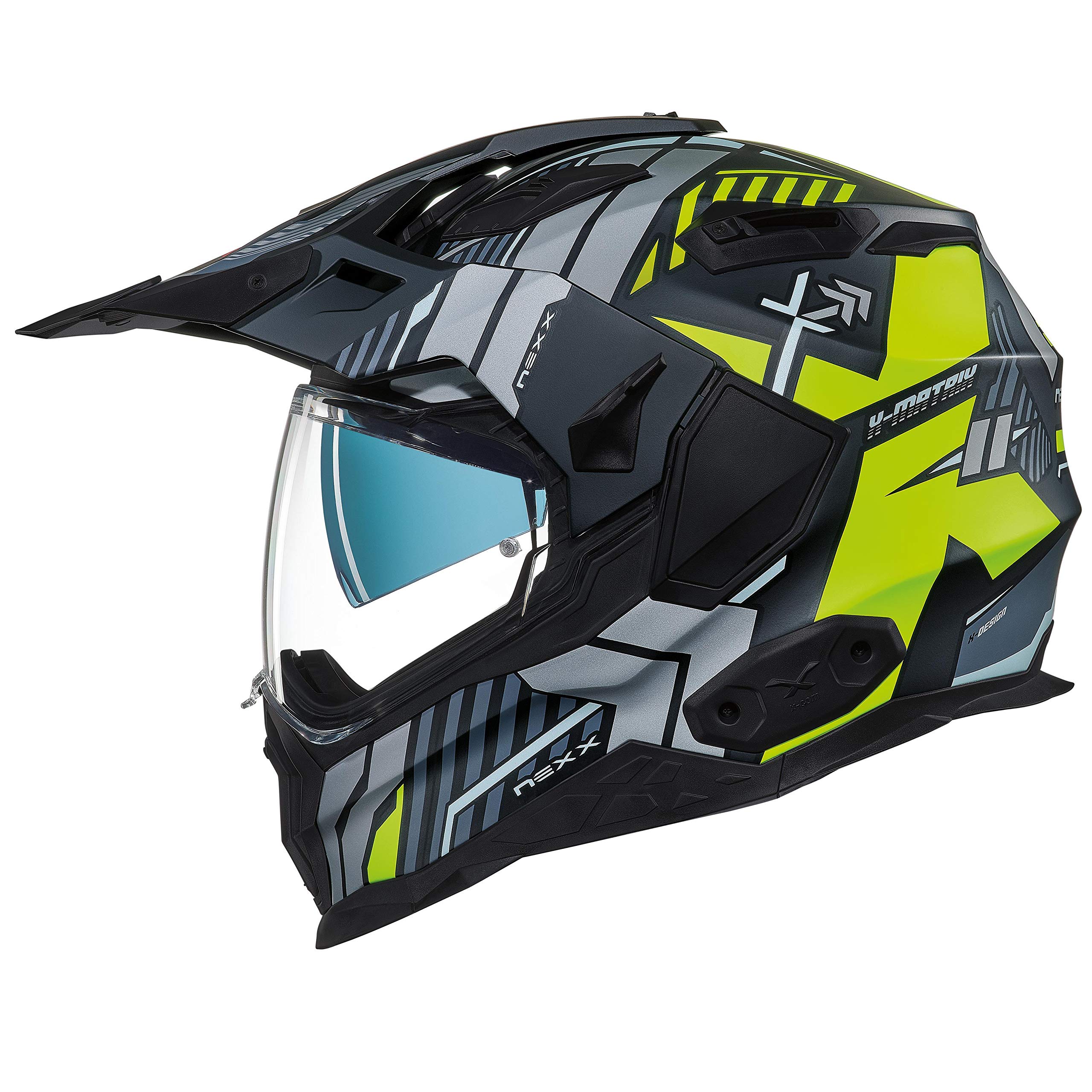 NEXX X.WED 2 Wild Country Black Yellow Motorcycle Helmet