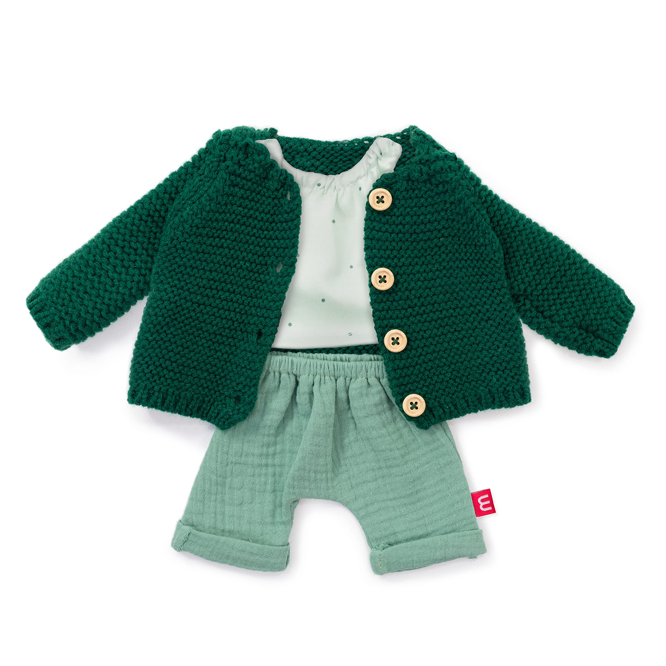 Miniland31565 dolls clothes,Green