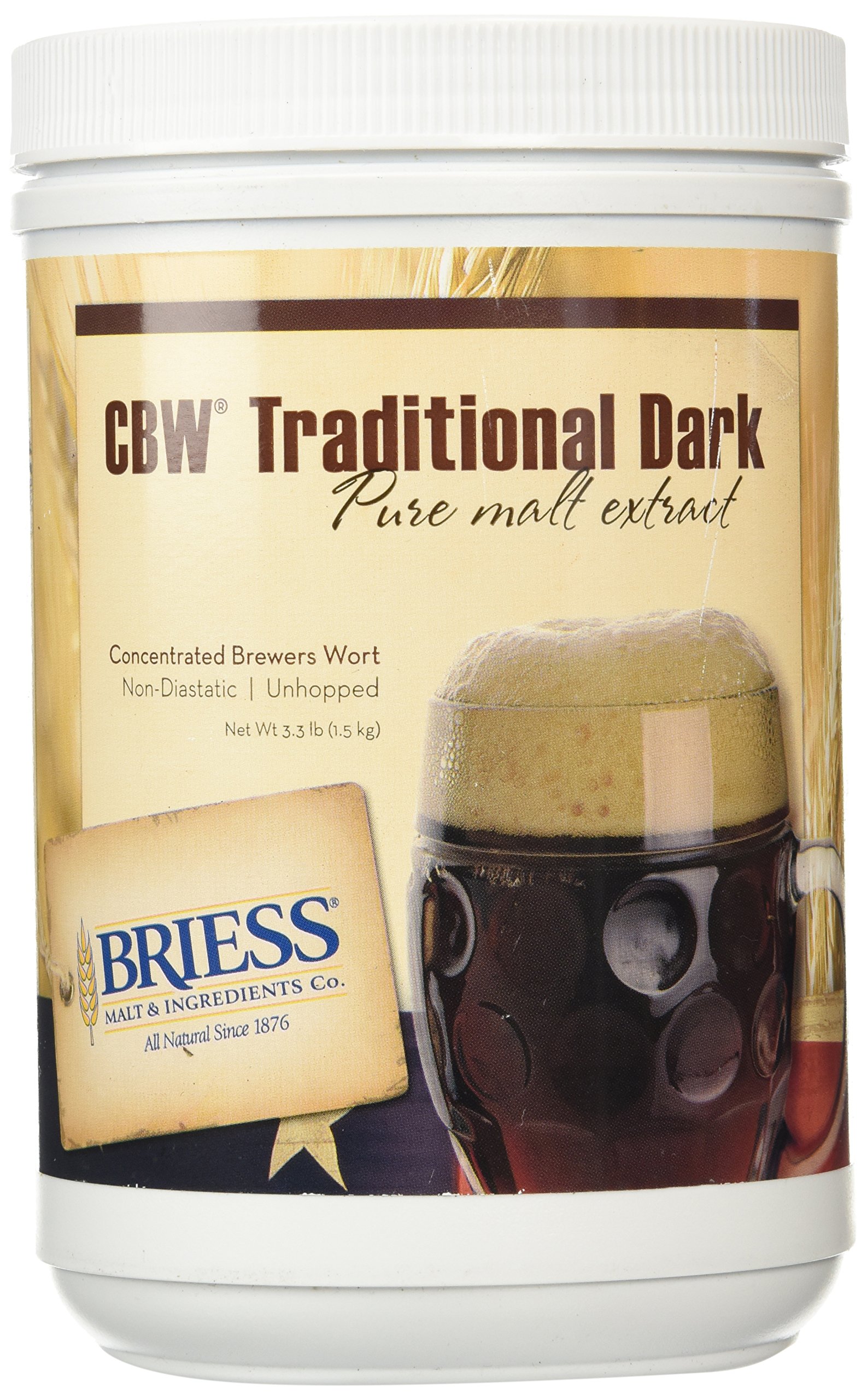 BriessSR-8S4M-J1OL Liquid Malt Extract - Traditional Dark - 3.3 lbs,Pack of one