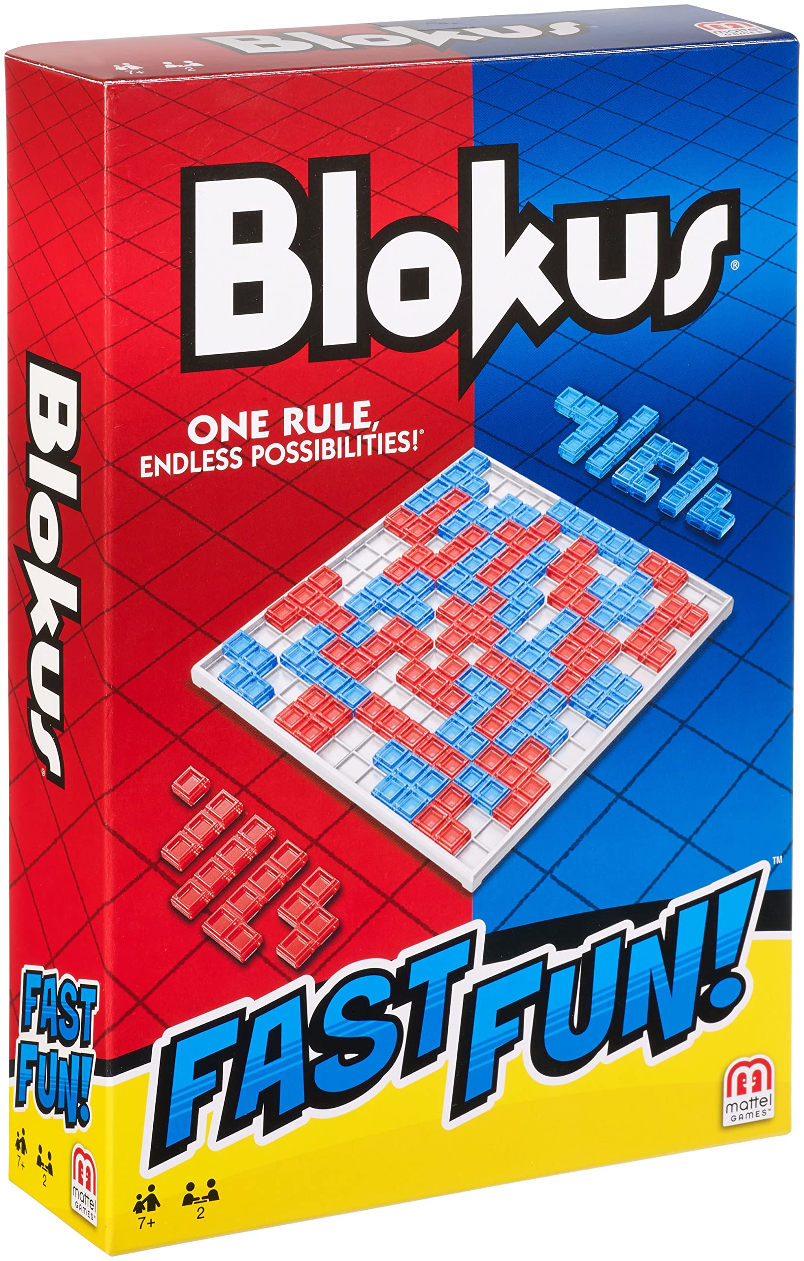 Mega Bloks Blokus Games Fast Fun Blocks (Multicolour, FMW25)