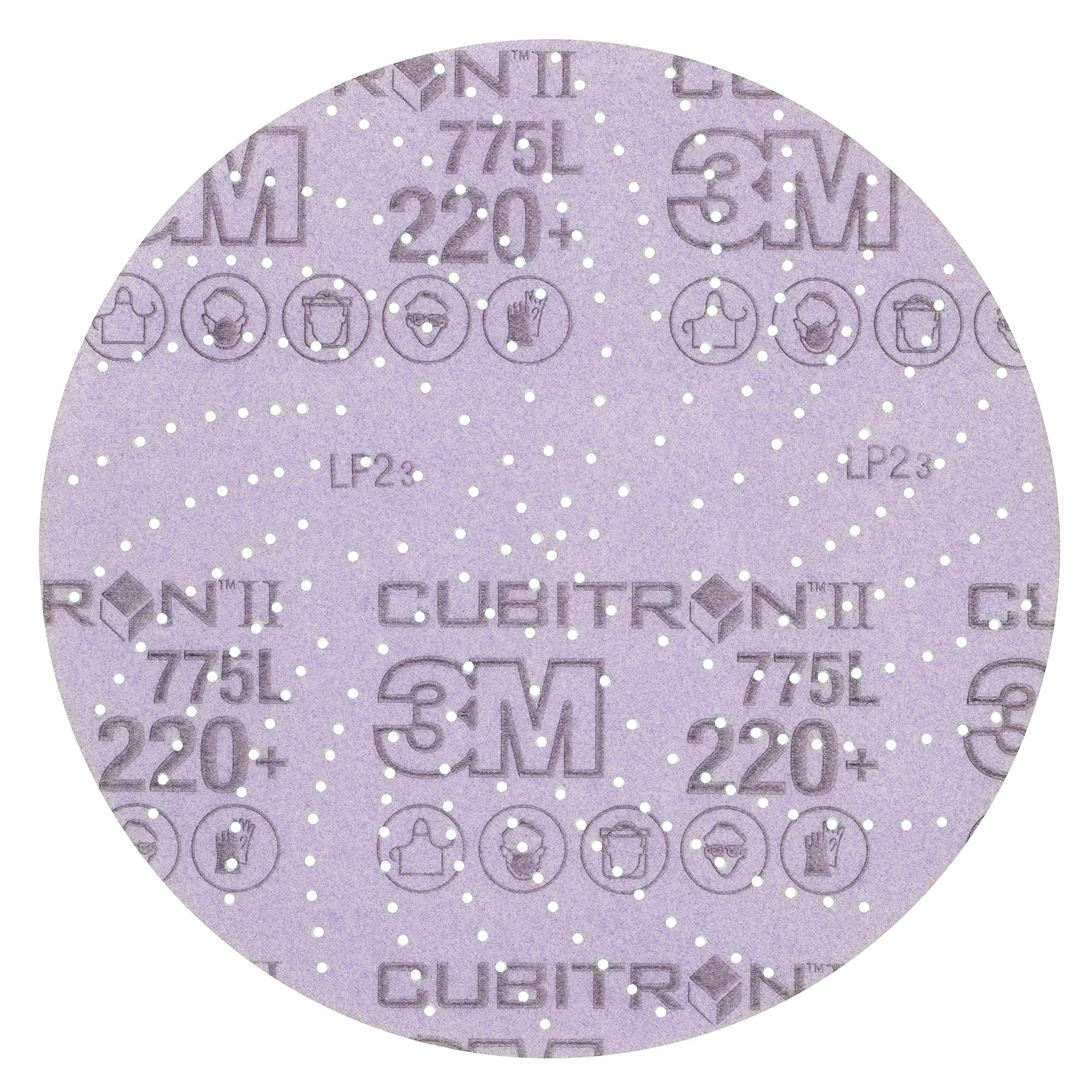 3MXtract Cubitron II Film Disc 775L, 203 mm, 180+, Clean Sand, 50 Discs per Pack