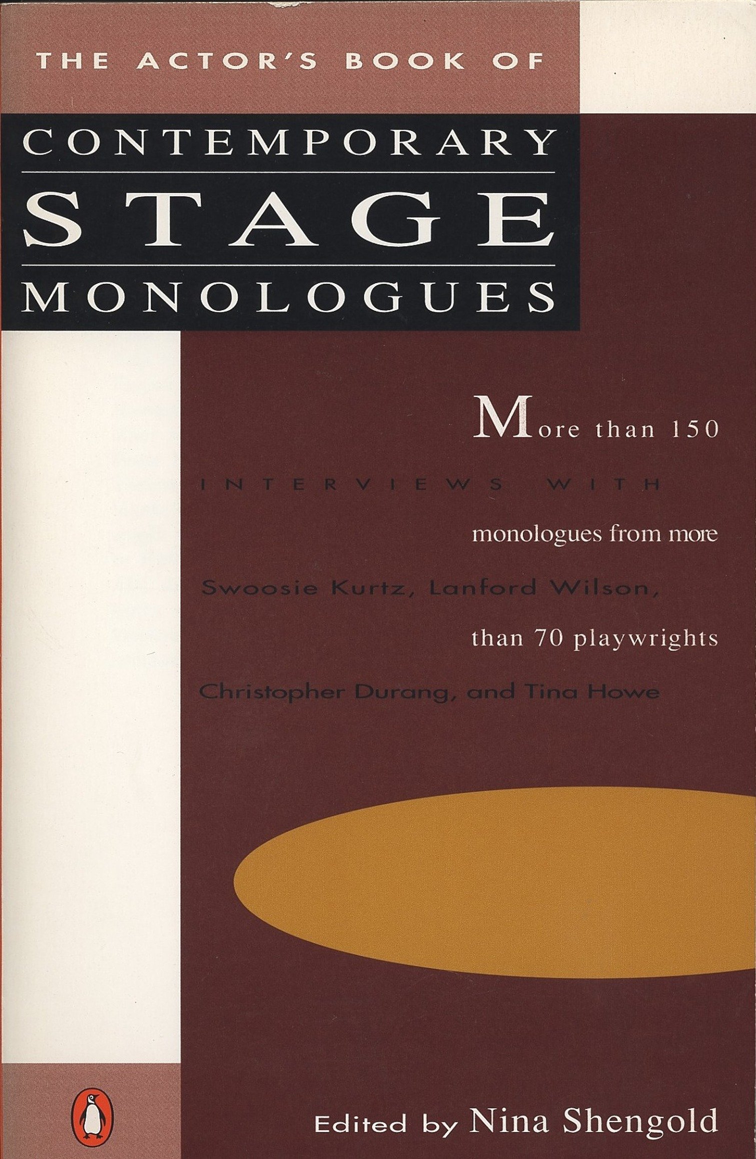 The Actor's Book of Contemporary Stage Monologues: More Than 150 Monologues from More Than 70 Playwri