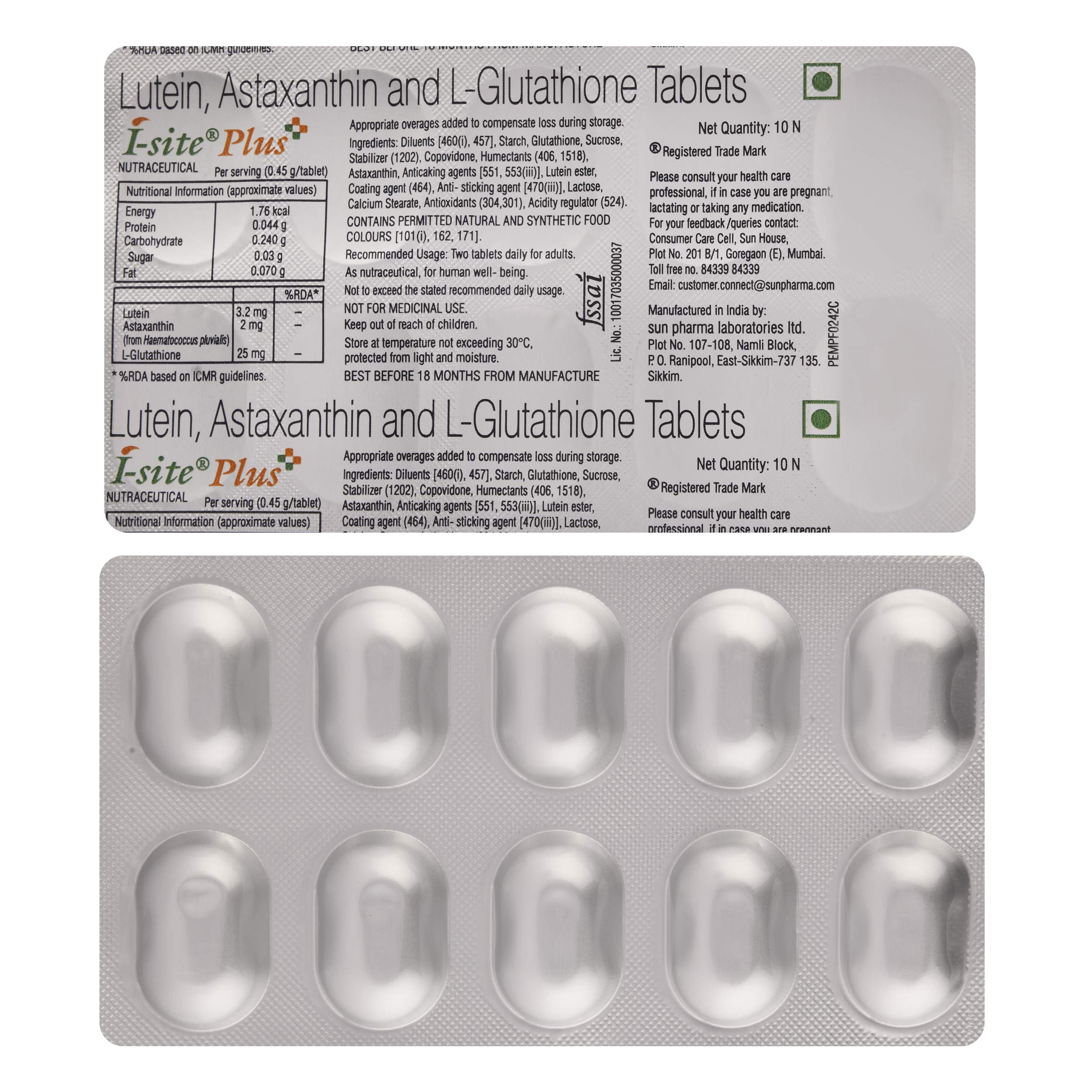 I-site Plus - Blister Pack of 10 Tablets